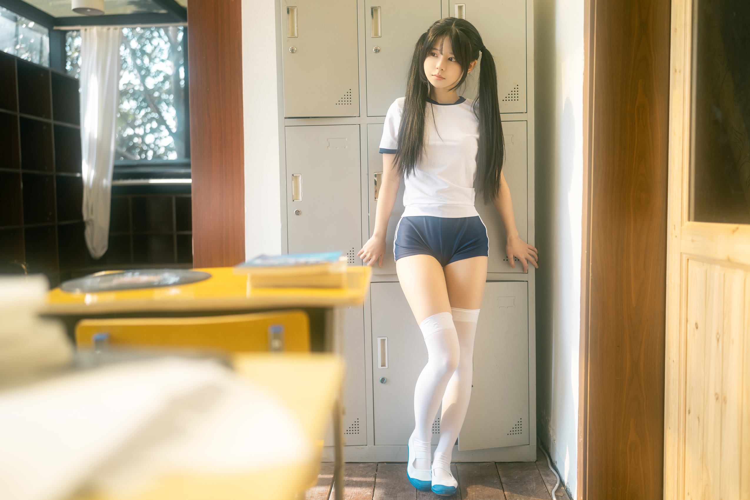 rua阮阮 - 春の更衣室-体操服[47P/469MB]