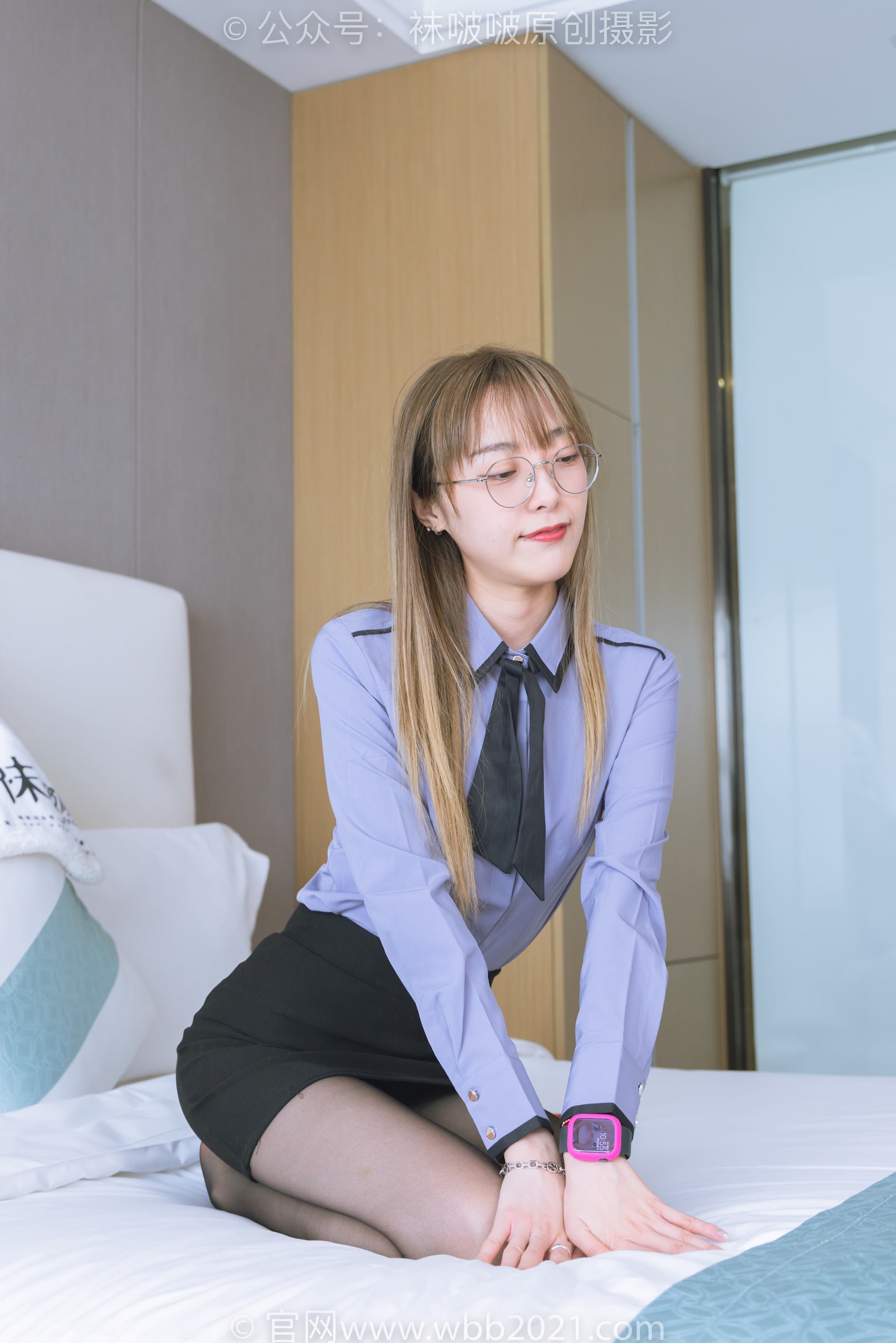 [BoBoSocks袜啵啵]NO.349 稚予-平底鞋、高跟凉鞋、肉丝、黑丝、黑色美甲[140P/1V/6.23GB]