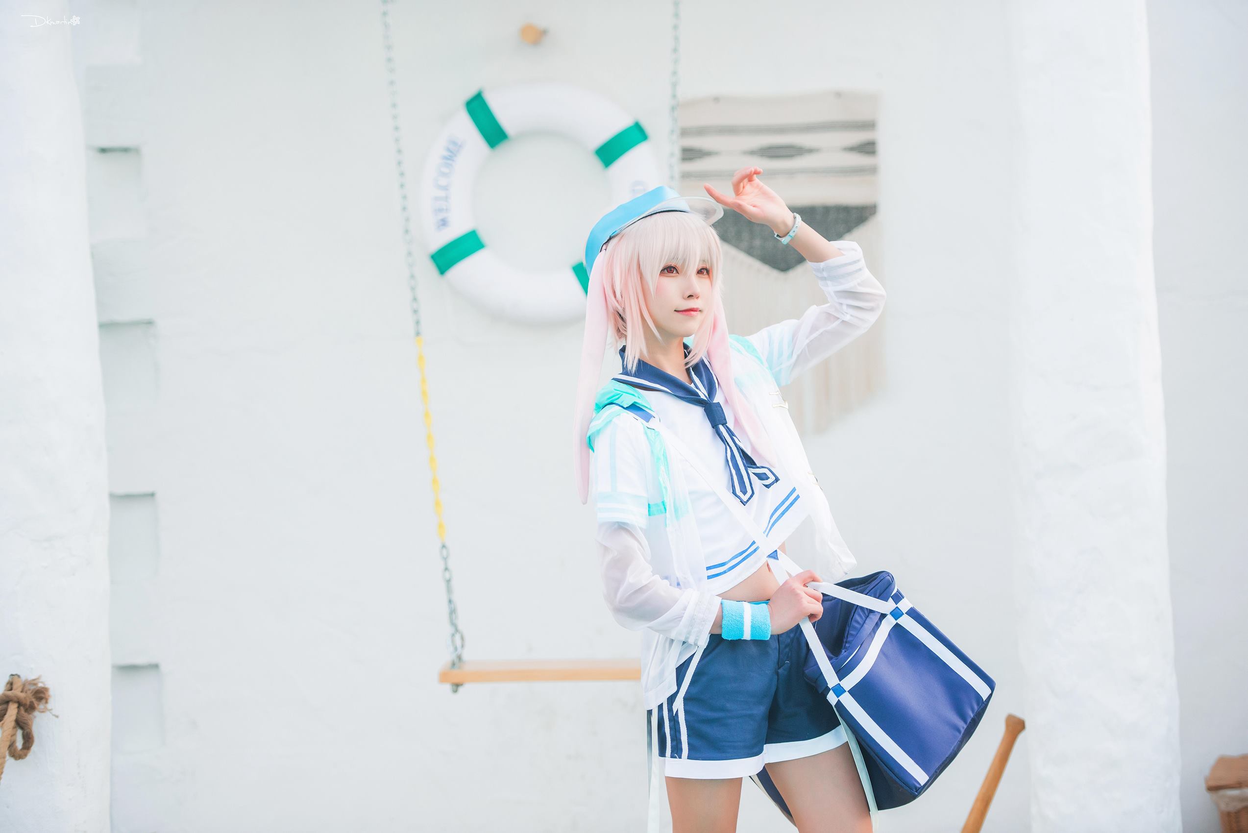 人气Coser@Kitaro_绮太郎 明日方舟 安塞尔[14P/26MB]