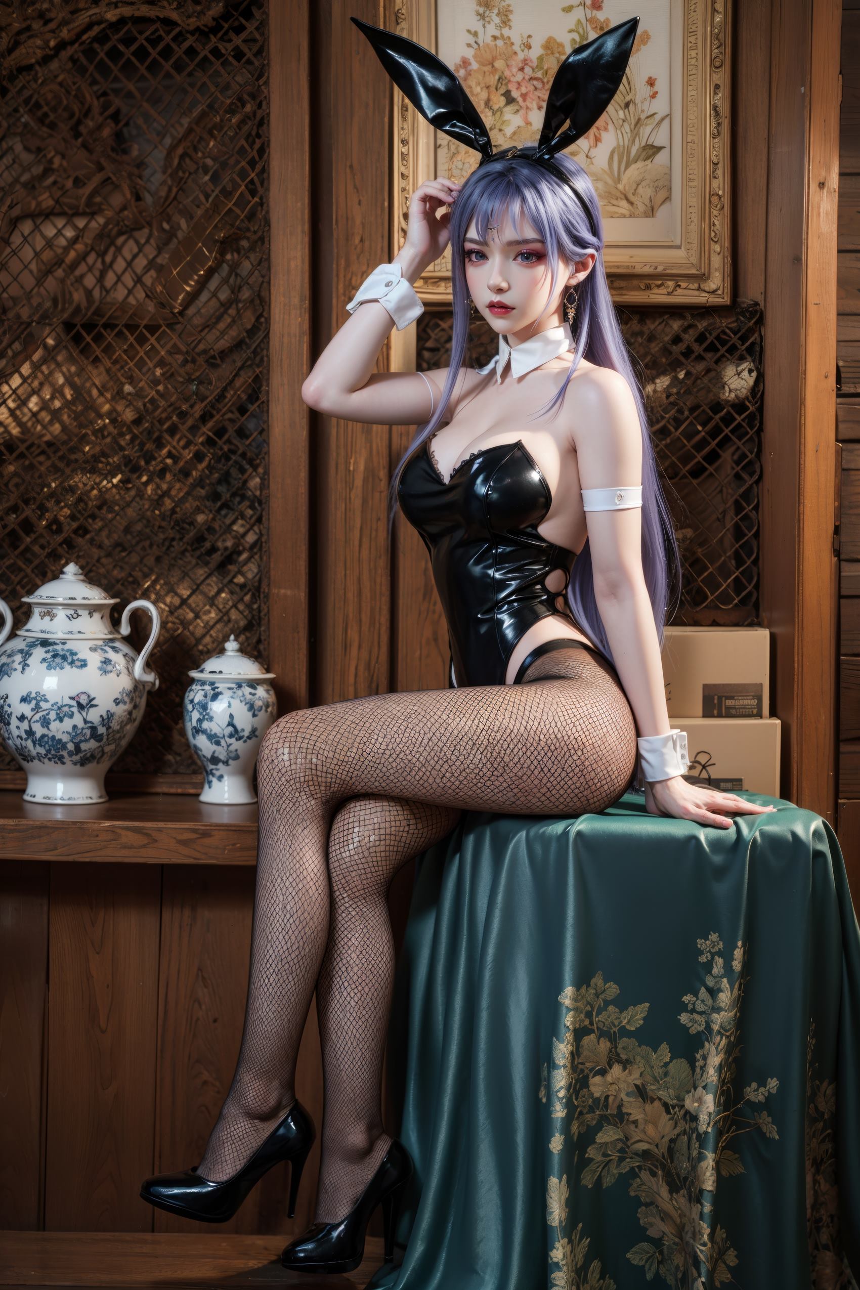 AI绘画 200 百炼-天穹兔女郎[42P/126MB]