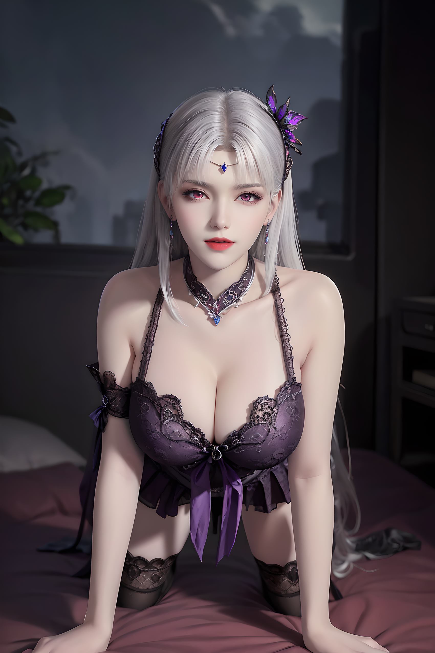 AI绘画 209 斗破苍穹-小医仙蕾丝内衣[20P/148MB]