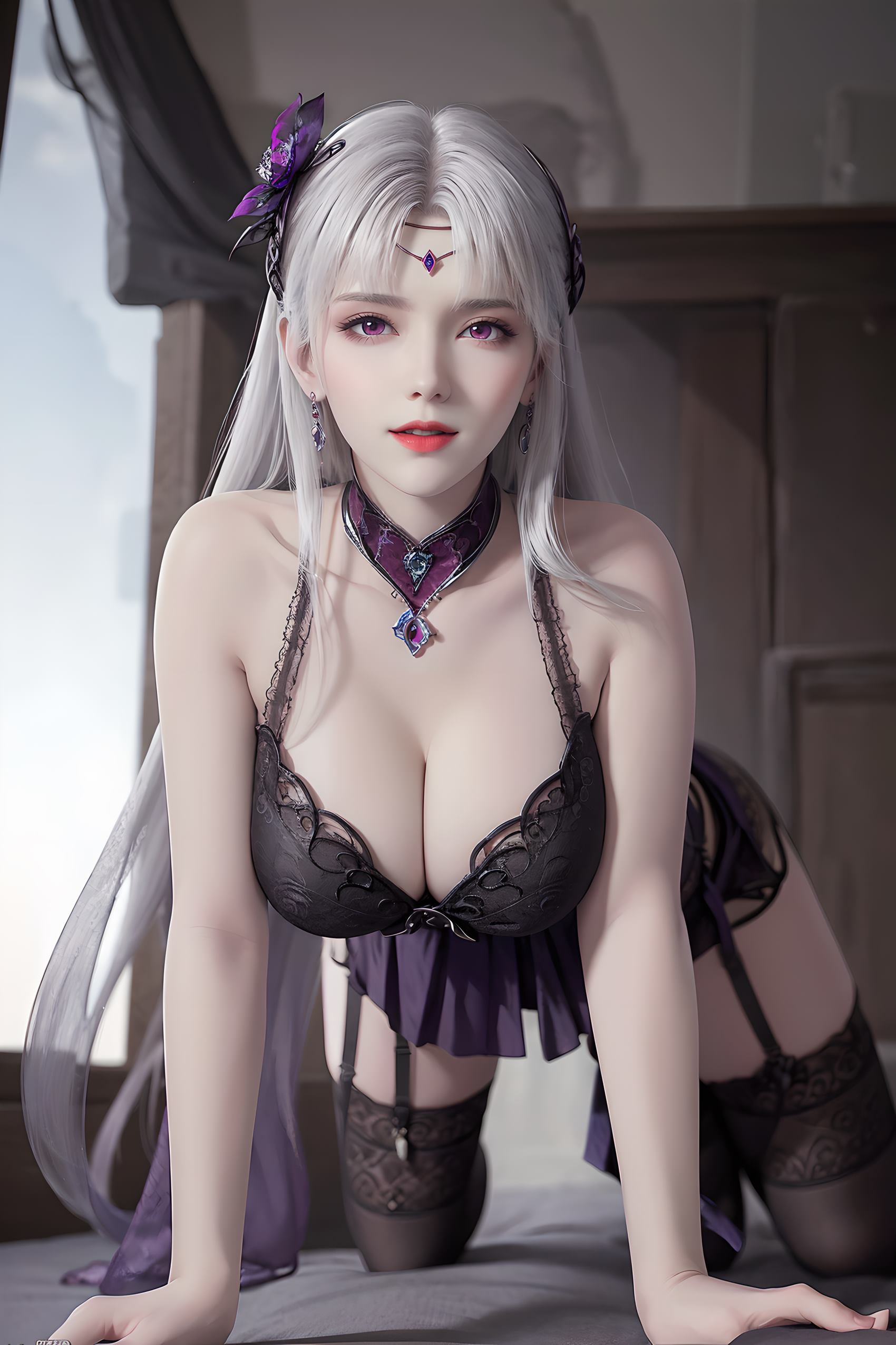 AI绘画 209 斗破苍穹-小医仙蕾丝内衣[20P/148MB]