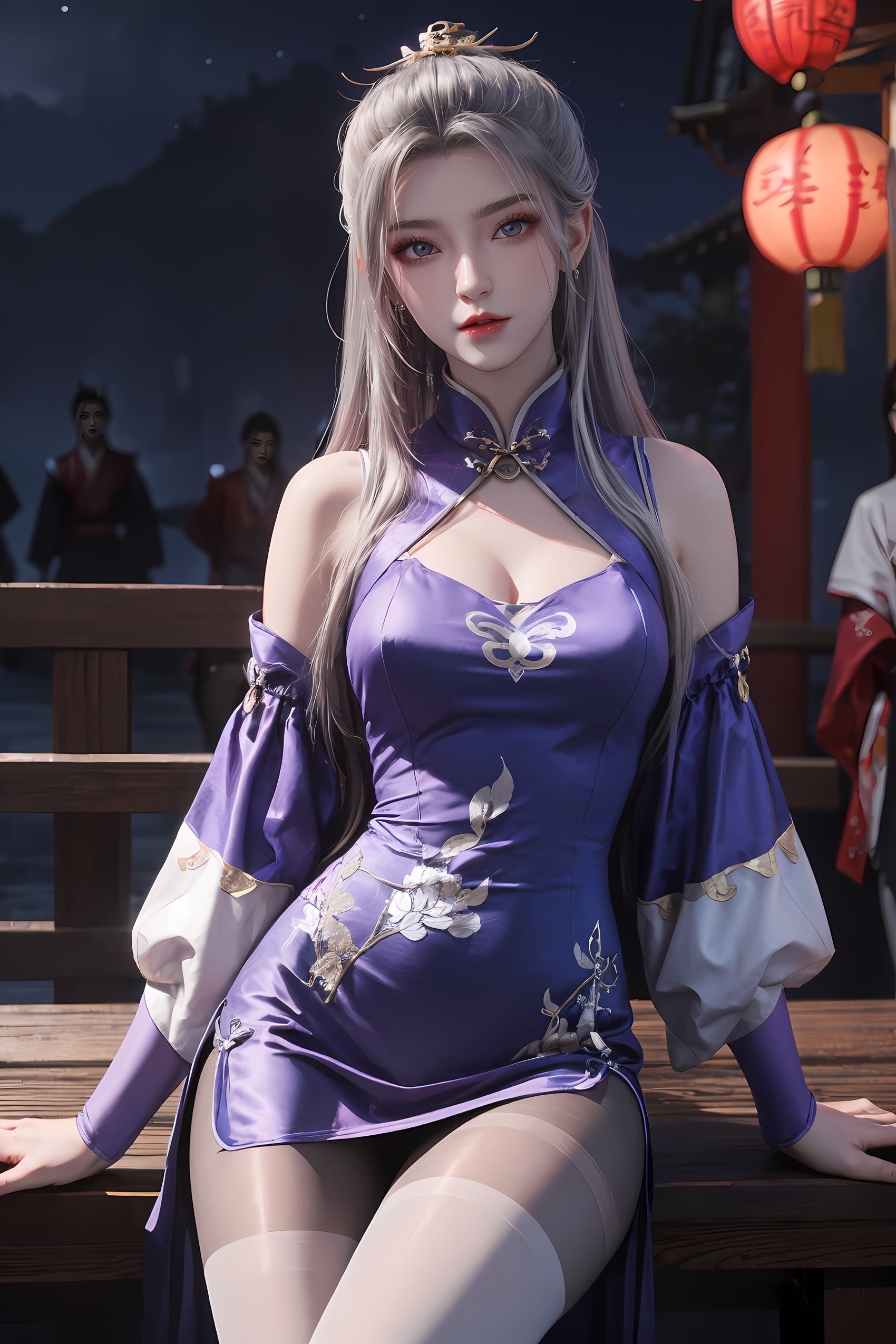 AI绘画 208 仙逆-柳眉旗袍[53P/344MB]