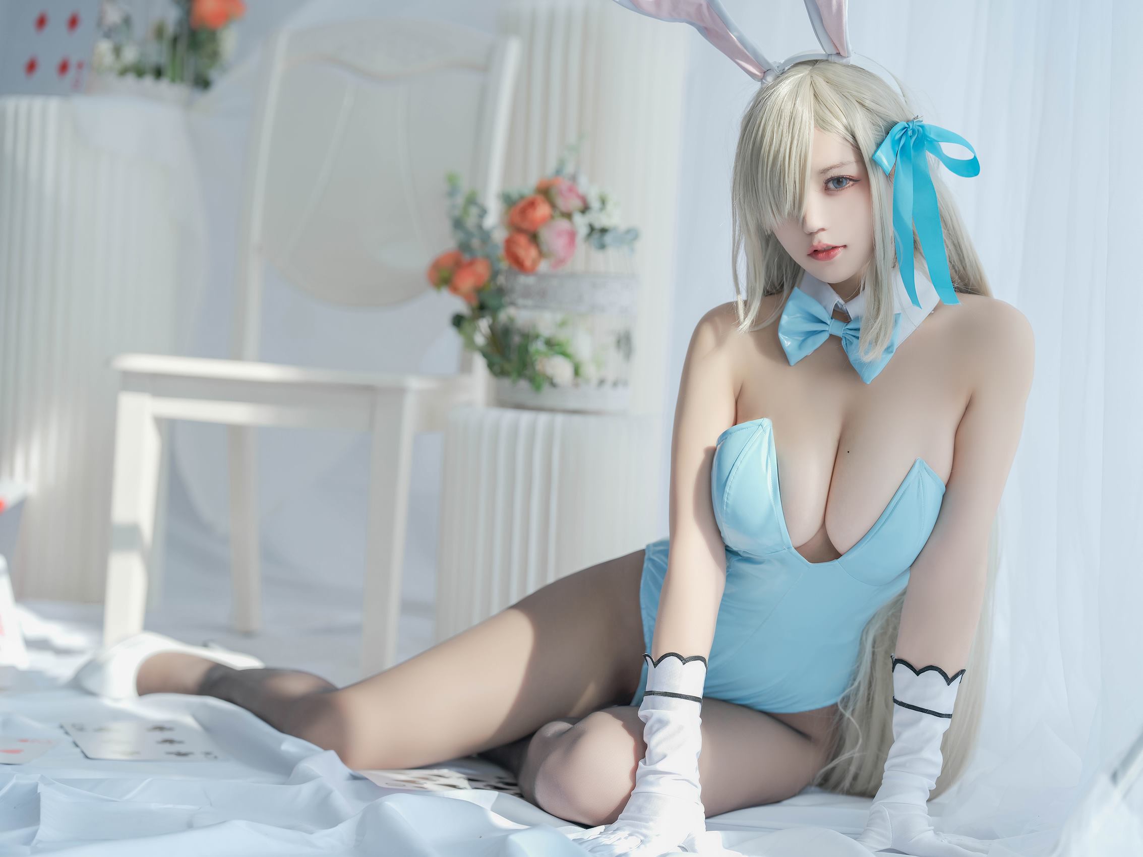 人气Coser@小仓千代w 明日奈兔女郎[22P/62.1M]