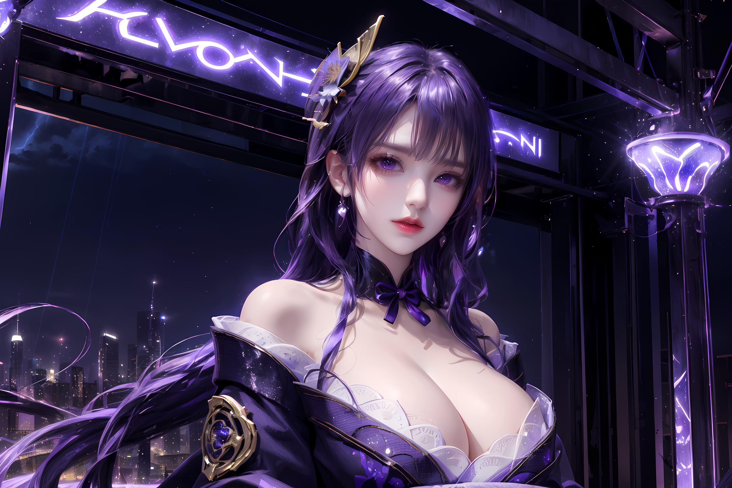 AI绘画 197 原神-雷电将军[20P/153MB]