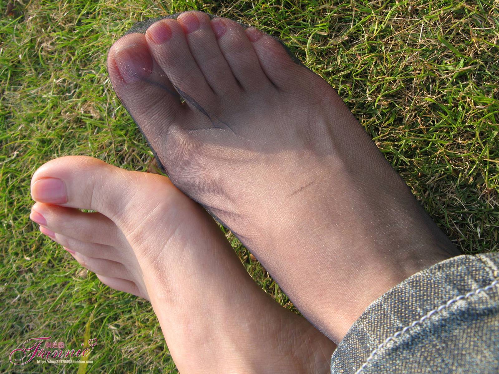 Fannie芬妮每足园 No.364 窃窃私语灰丝 [88P/236MB]