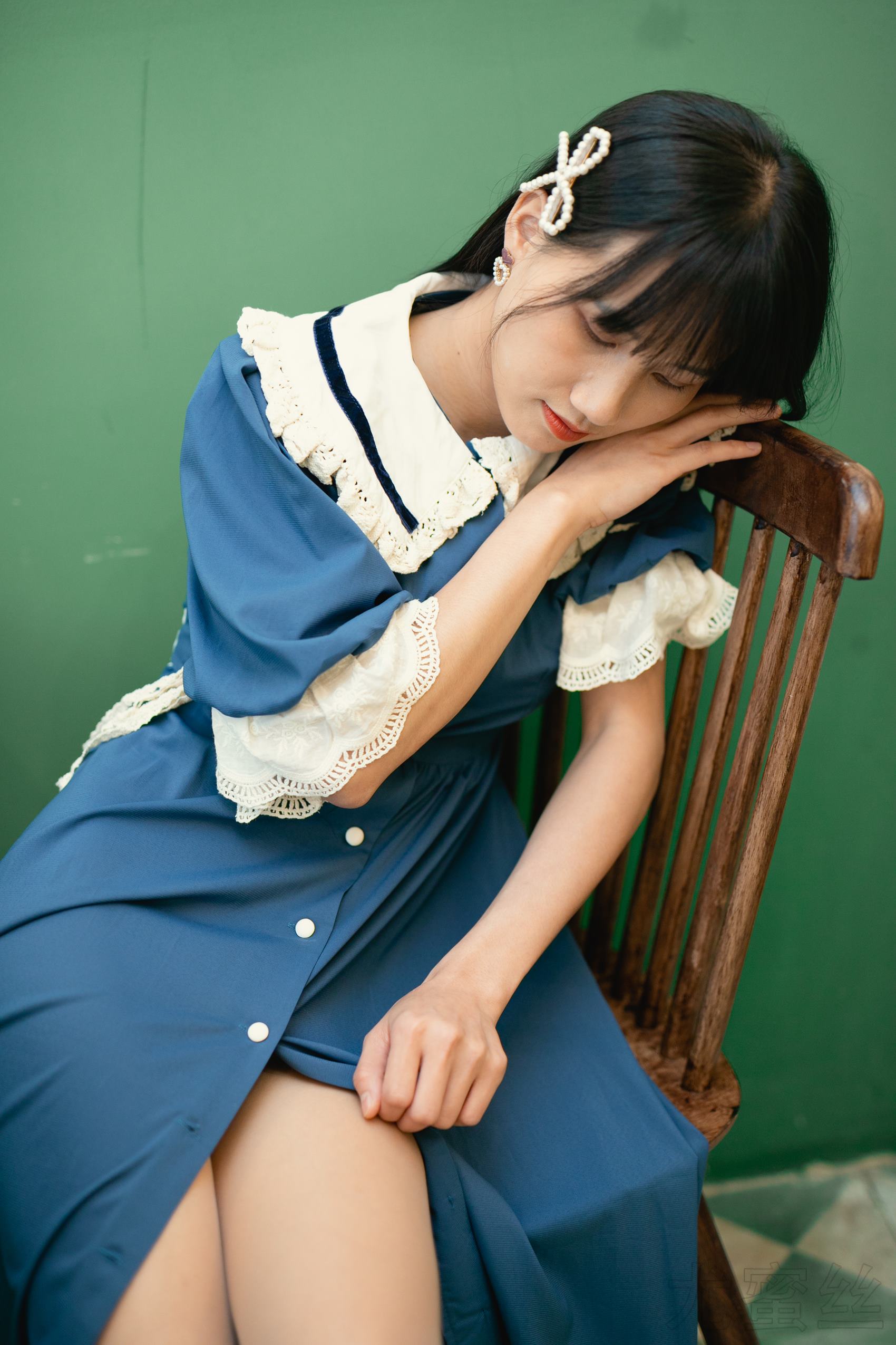 尤蜜丝 NO.051 穿搭推广展示图集 蓝色回忆[73P/725MB]