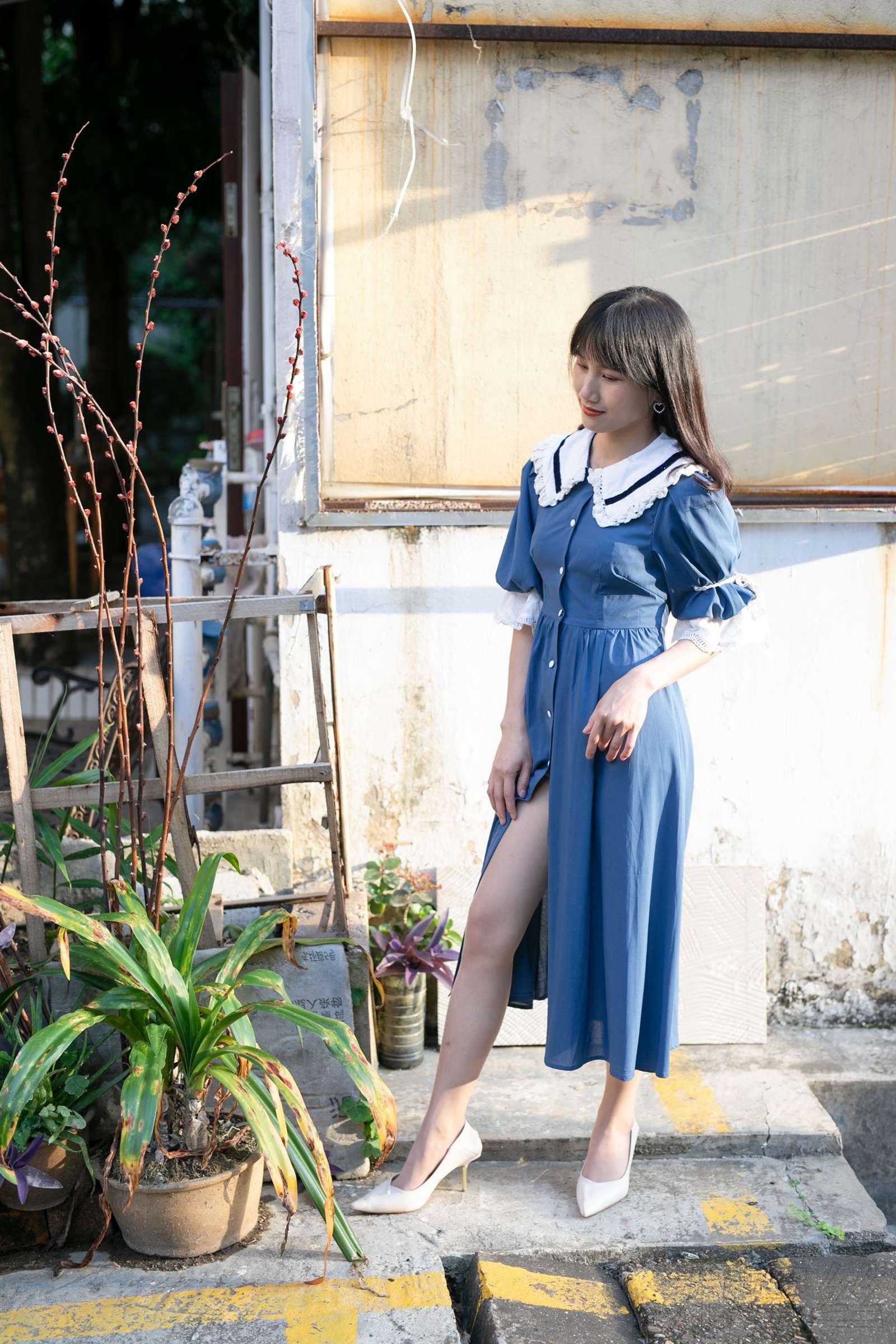 尤蜜丝 NO.051 穿搭推广展示图集 蓝色回忆[73P/725MB]