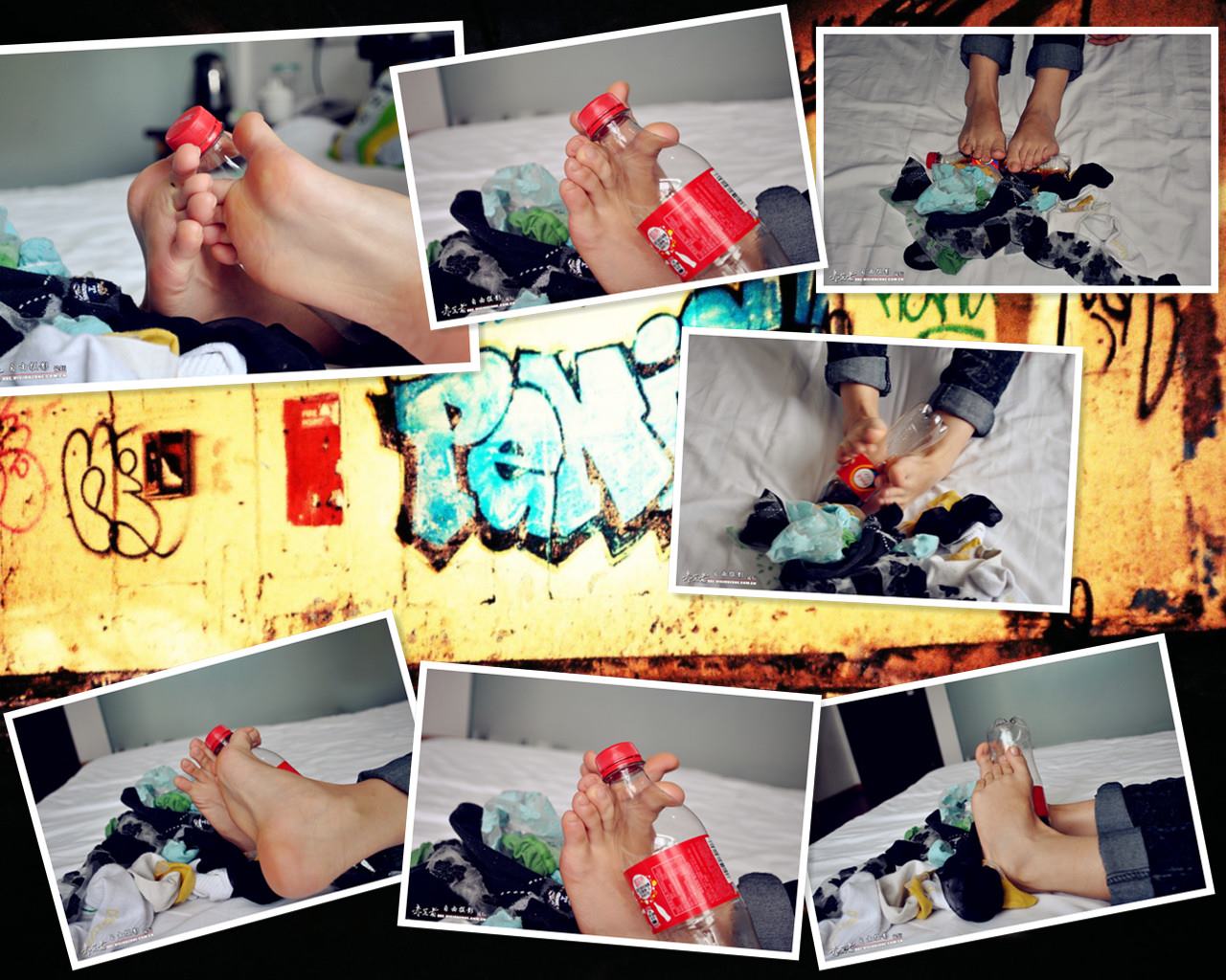 自由摄影 No.158 My bare feet Cola [41P/39MB]