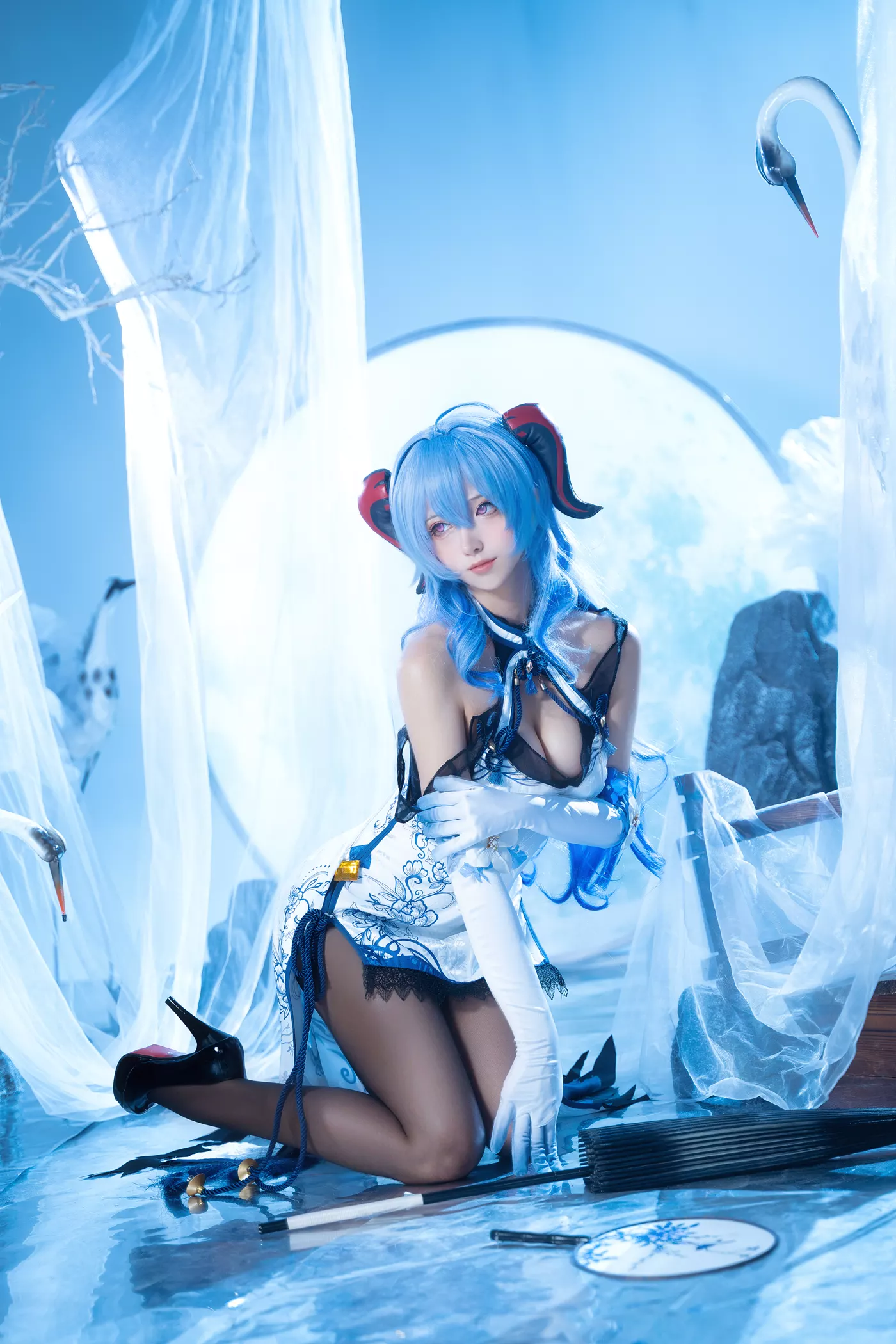 Seya-狮砸 - 甘雨青花瓷[12P/138MB]