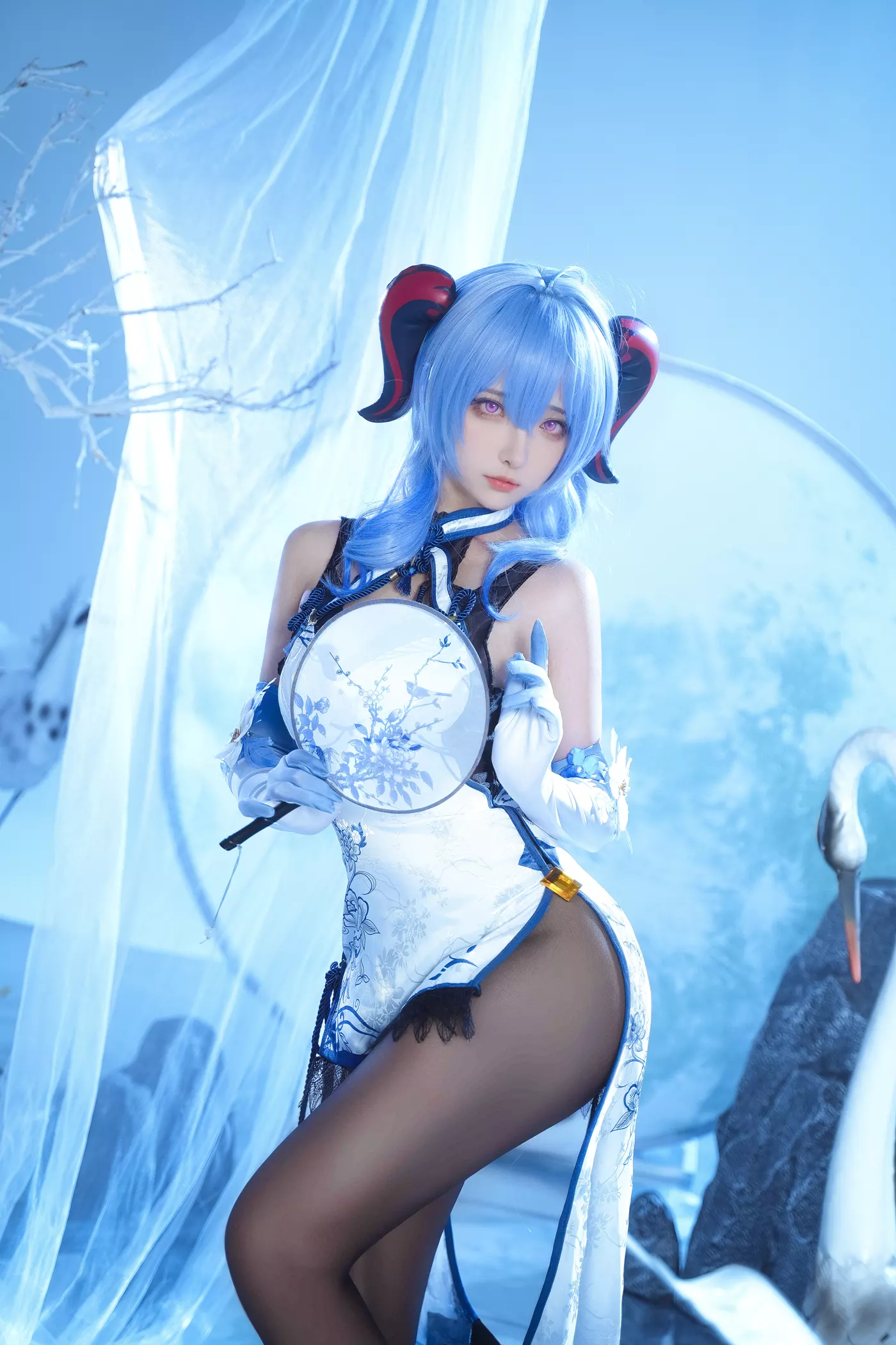 Seya-狮砸 - 甘雨青花瓷[12P/138MB]