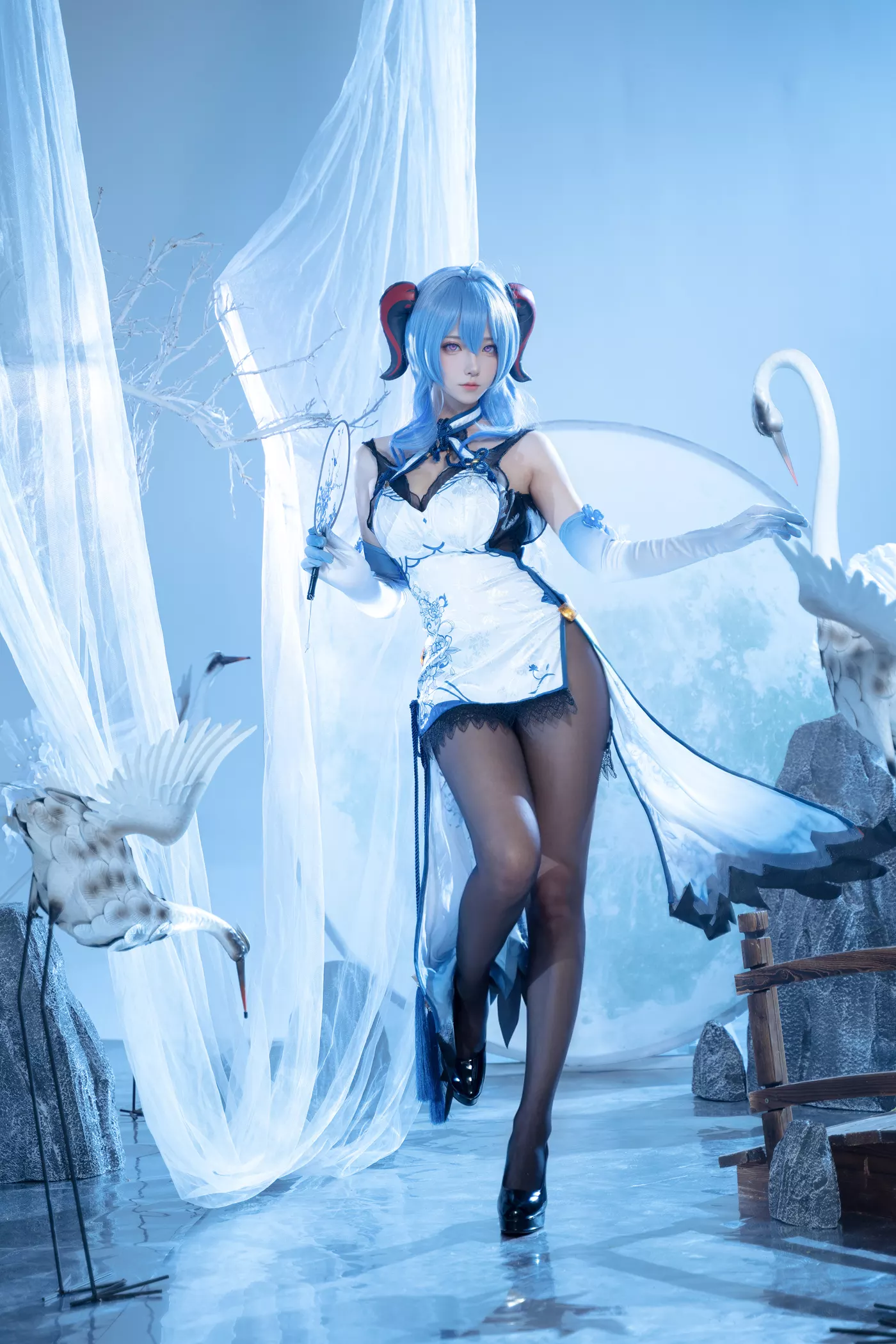 Seya-狮砸 - 甘雨青花瓷[12P/138MB]