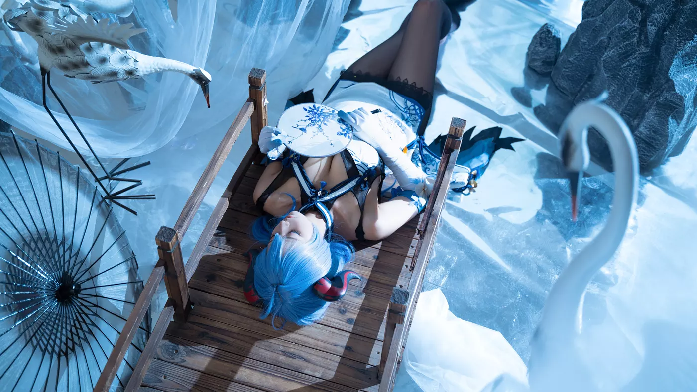 Seya-狮砸 - 甘雨青花瓷[12P/138MB]