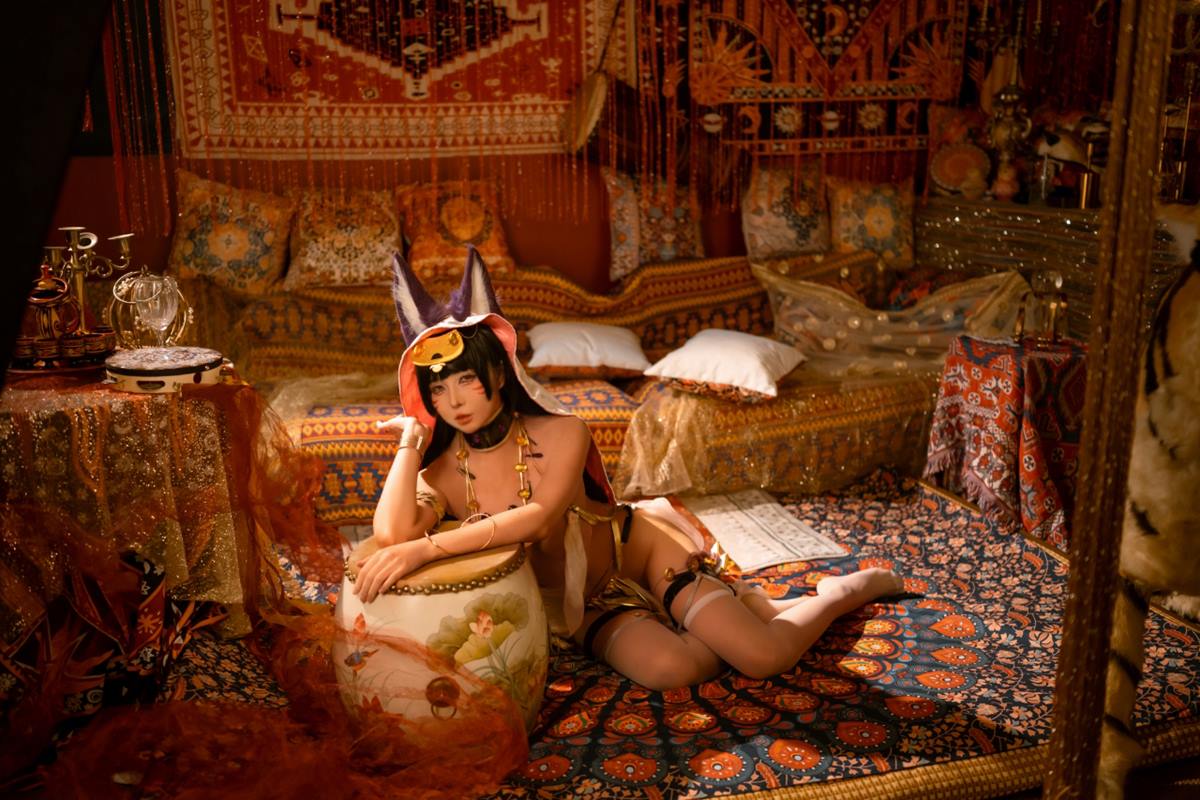 上杉绘梨落 - 碧蓝航线 武藏 同人舞娘[18P/448MB]