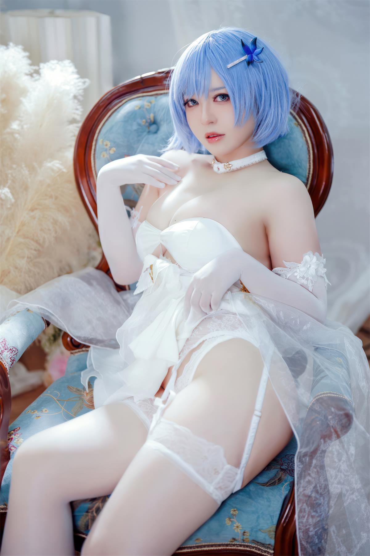 半半子 - 碧蓝航线 恰巴耶夫 白骑兵的旋律 礼服[64P/2V/306MB]