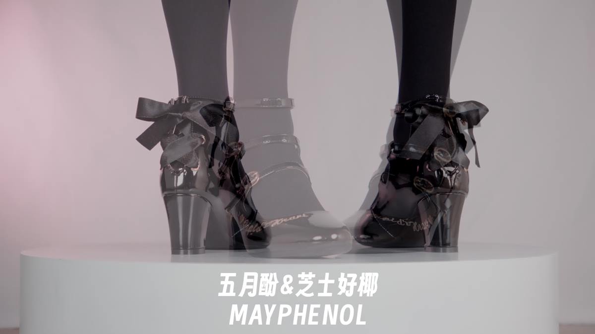 芝士好椰 NO.070 - 优雅高跟 奇迹岛丘比特之心猫眼宝石 and 黑[1V/297MB]