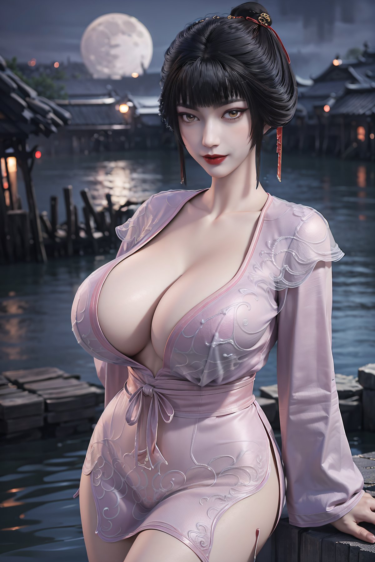 AI绘画 646 灵若 稚圭原皮裁剪[48P/246MB]