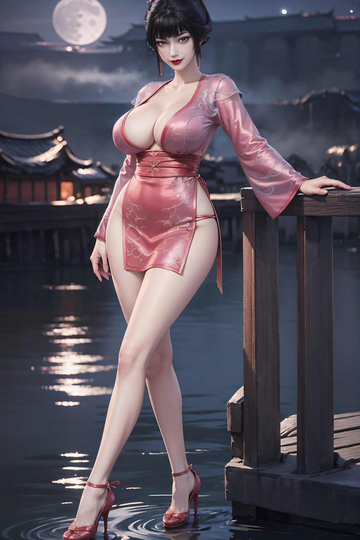 AI绘画 646 灵若 稚圭原皮裁剪[48P/246MB]