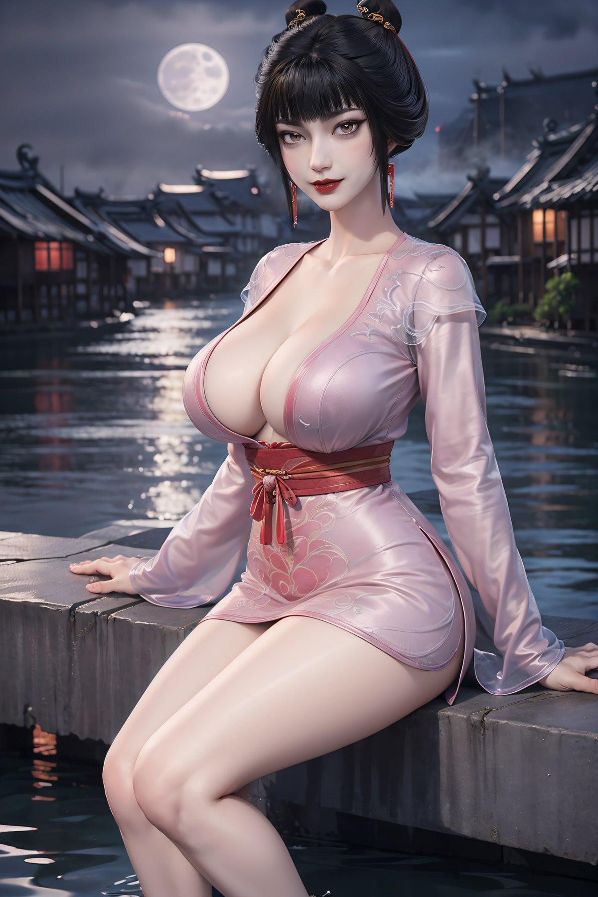 AI绘画 646 灵若 稚圭原皮裁剪[48P/246MB]