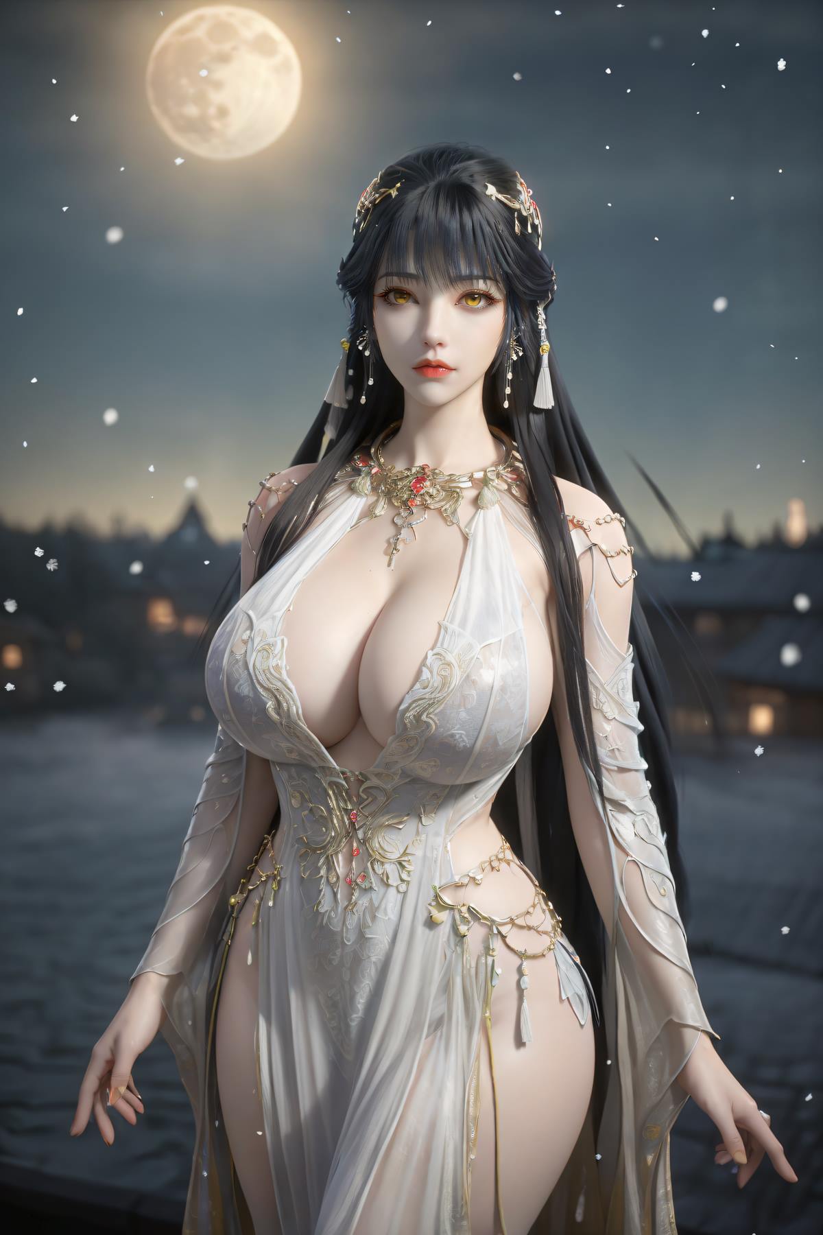 AI绘画 636 灵若 神国公主白月蓉原皮[46P/227MB]