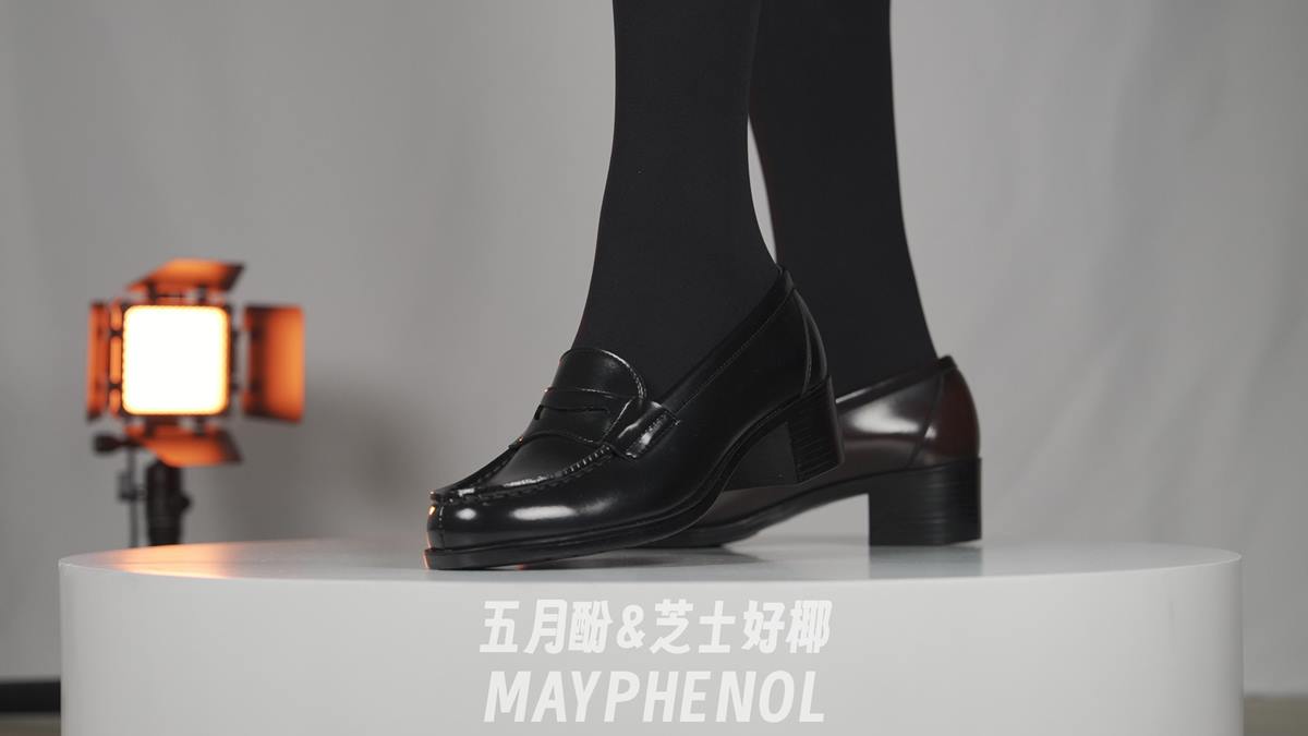 芝士好椰 - 黑棕混搭，制服鞋崭新出场，Haruta 4603[1V/998MB]