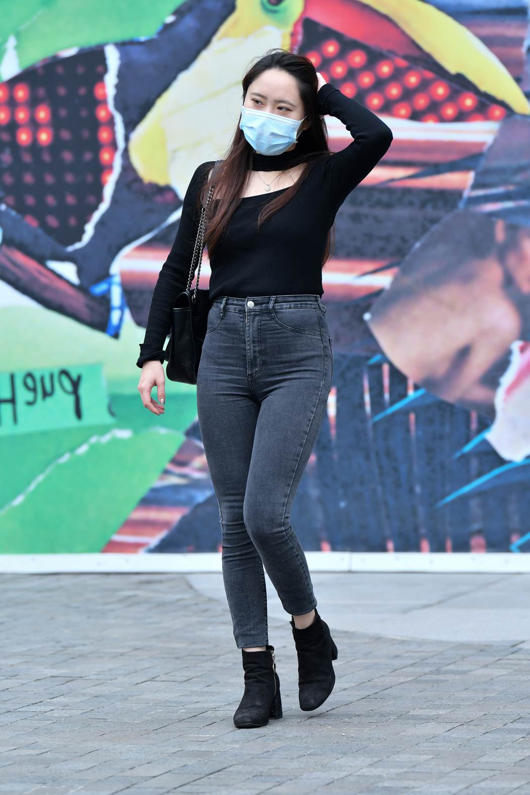 精选街拍作品 NO.5859 短靴牛仔经典搭配[35P/71MB]