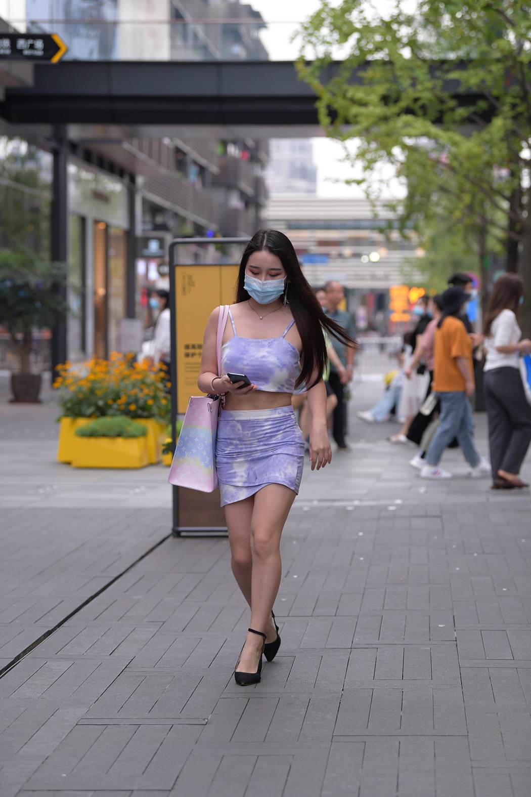 精选街拍作品 NO.5892 晕染风套装裙[100P/182MB]