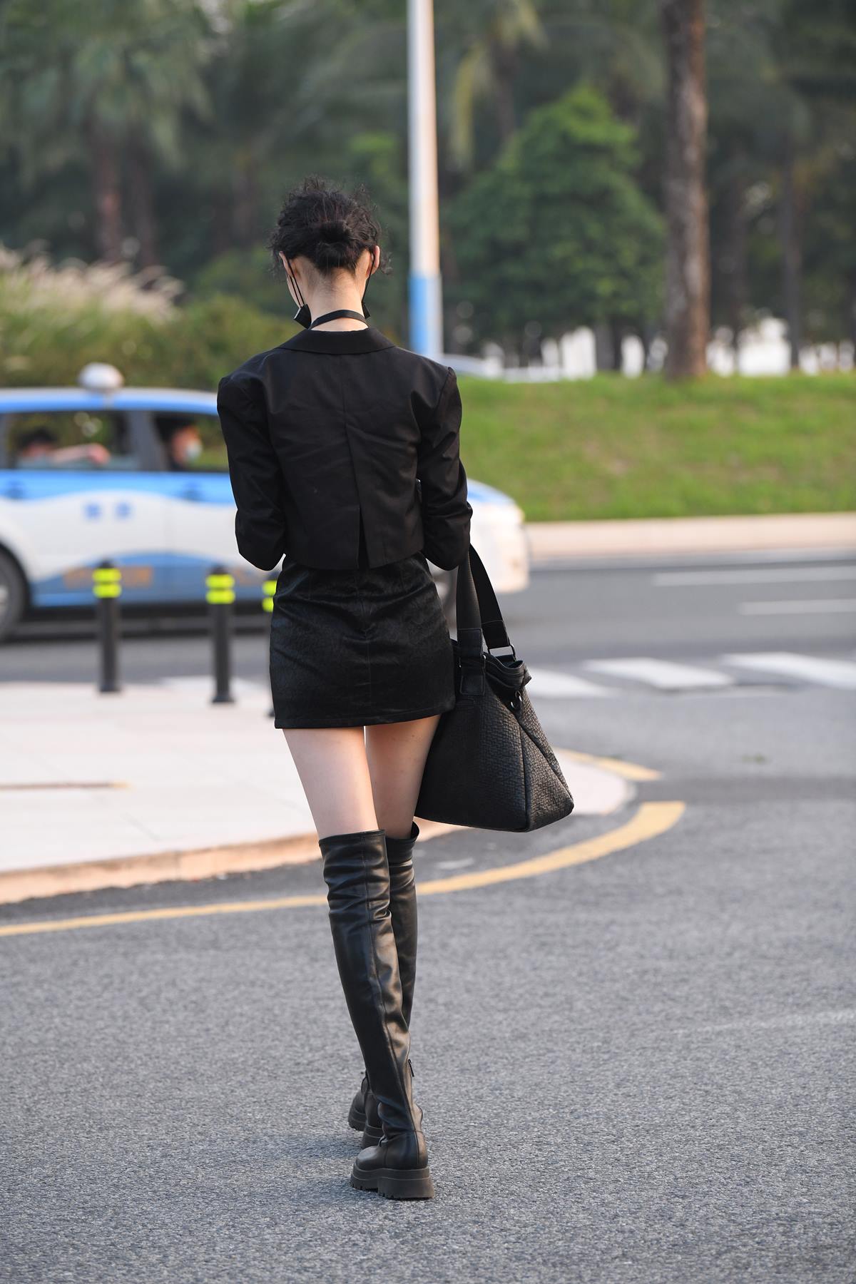 精选街拍作品 NO.5768 高挑长靴短裙[104P/249MB]