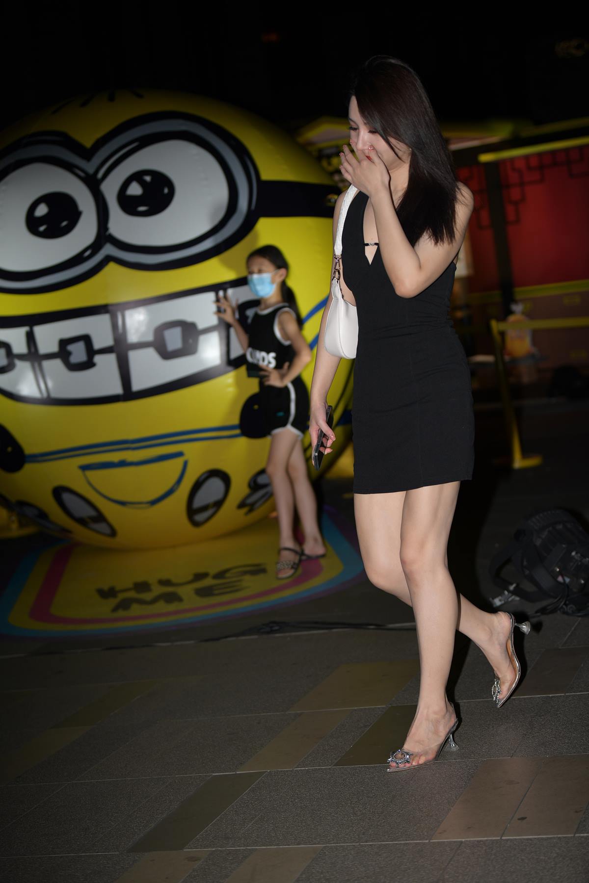 精选街拍作品 NO.5785 气质黑色包臀裙[124P/203MB]