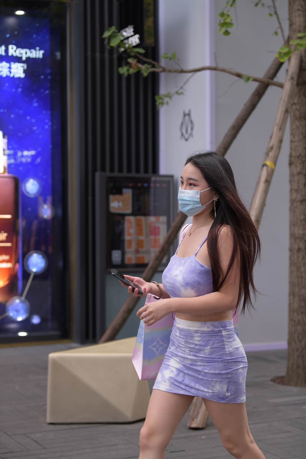 精选街拍作品 NO.5892 晕染风套装裙[100P/182MB]