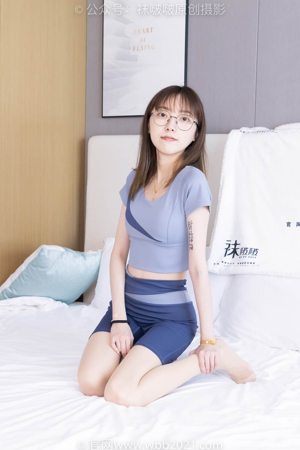 [BoBoSocks袜啵啵]NO.580 稚予-高跟凉鞋、薄肉丝、裸足、瑜伽裤裤里丝[145P/1V/6.40GB]