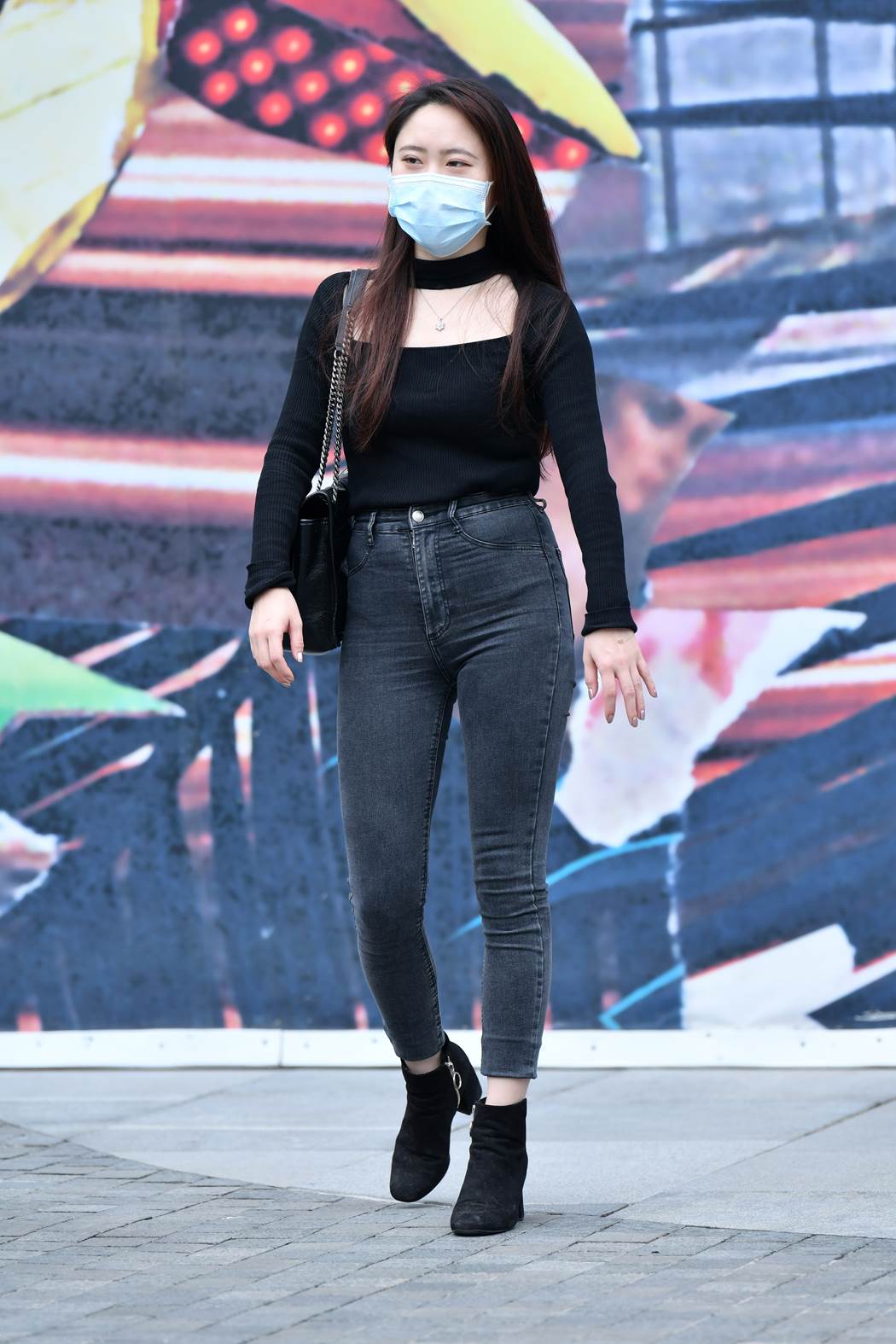 精选街拍作品 NO.5859 短靴牛仔经典搭配[35P/71MB]