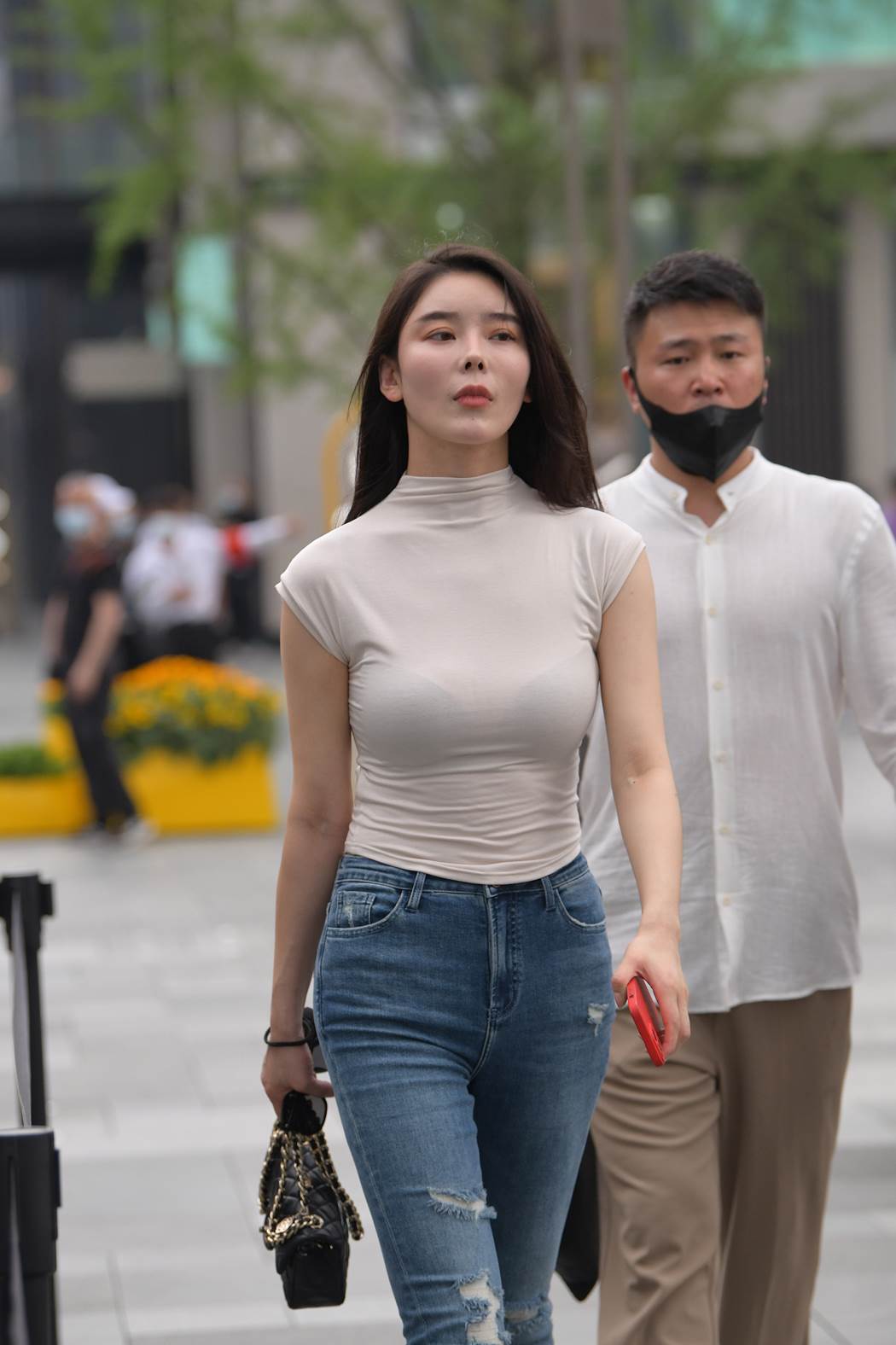 精选街拍作品 NO.5865 温婉气质牛仔裤[85P/167MB]