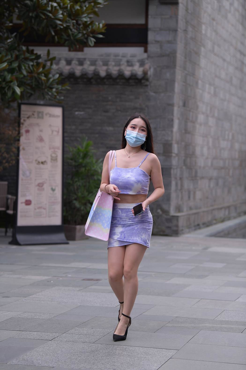 精选街拍作品 NO.5892 晕染风套装裙[100P/182MB]