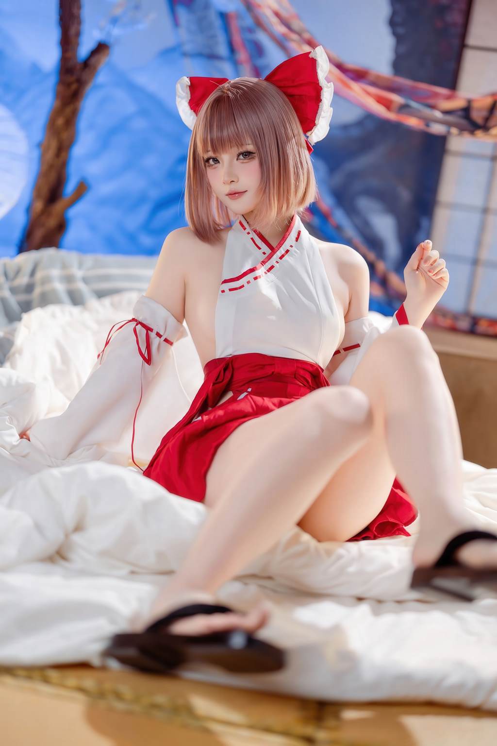 屿鱼 - 兼职巫女[66P/639MB]