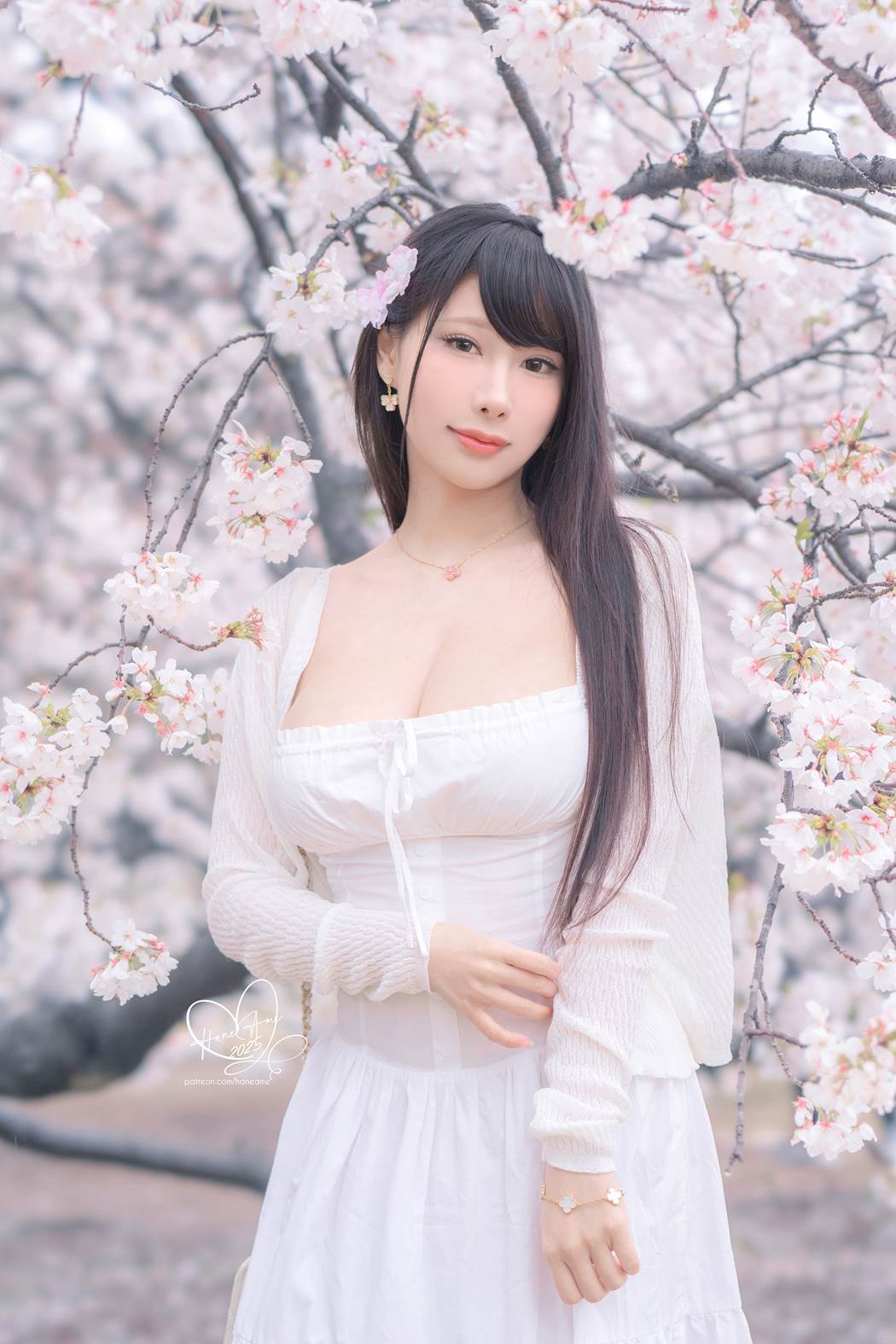 Hane Ame 雨波写真 - 雨樱下的约定[62P/4V/927MB]