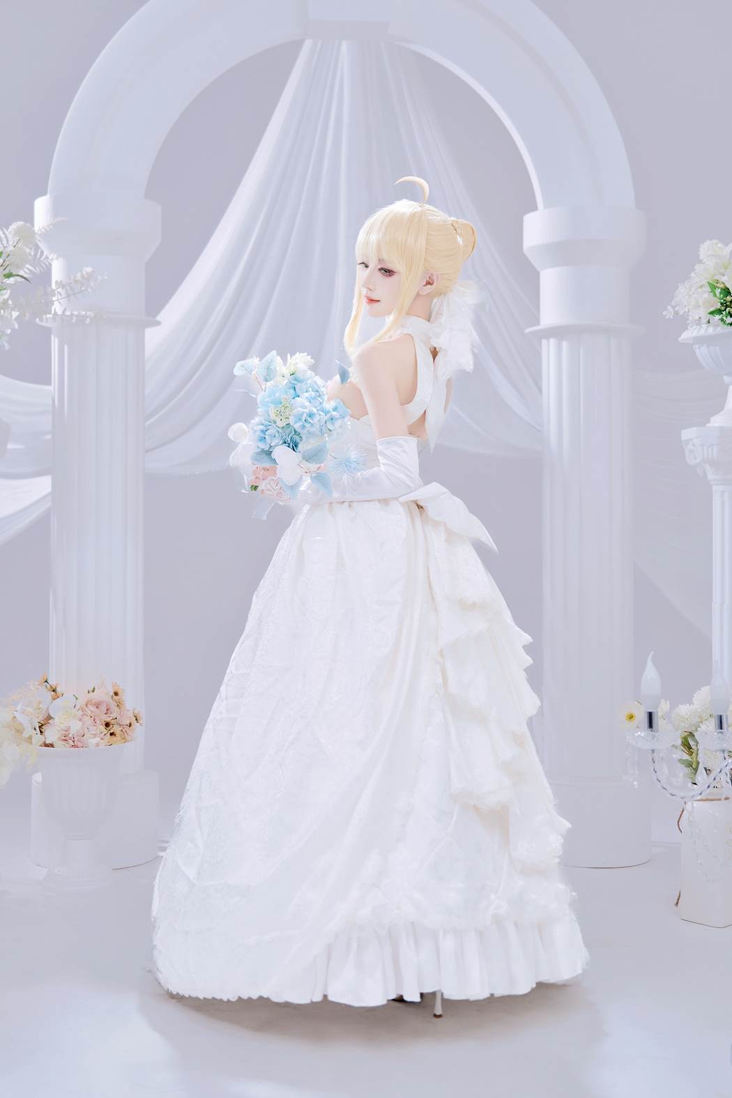 Shika小鹿鹿 - FGO Saber花嫁[22P/284MB]