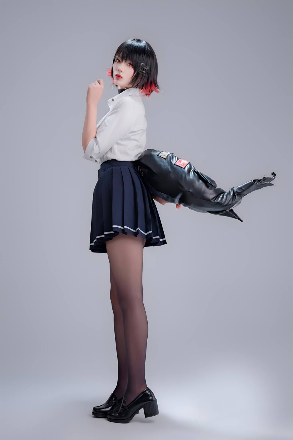 轩萧学姐  鲨鱼妹JK[100P/1V/548MB]