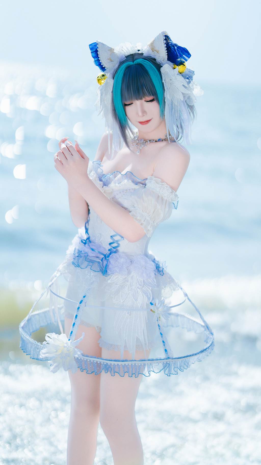 封疆疆v - 碧蓝航线 柴郡小礼服[10P/105MB]