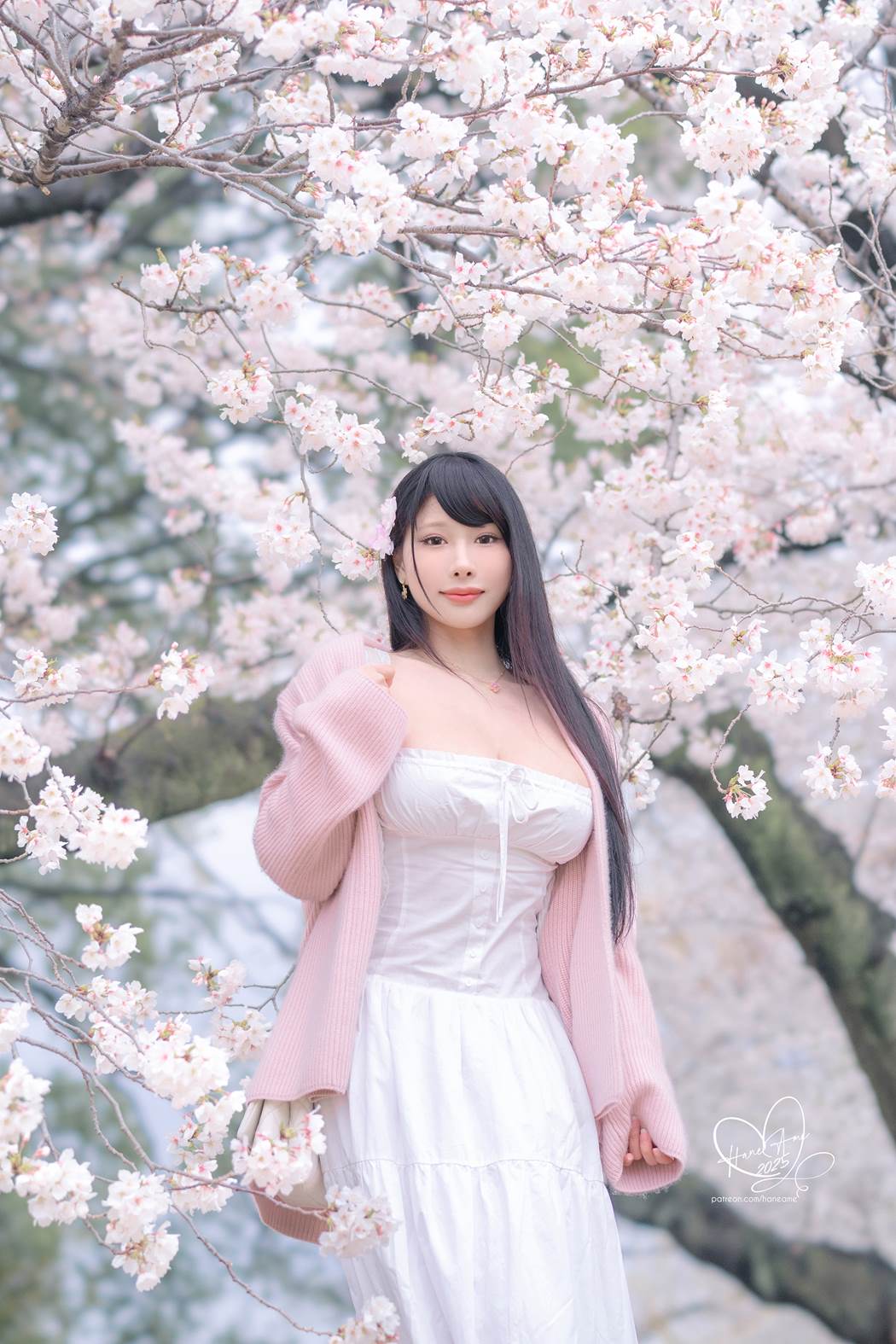 Hane Ame 雨波写真 - 雨樱下的约定[62P/4V/927MB]