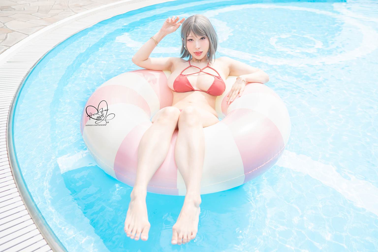 Hane Ame 雨波写真 - Original Tangerine Heat swimsuit 橘爆夏日！泳裝[52P/229MB]
