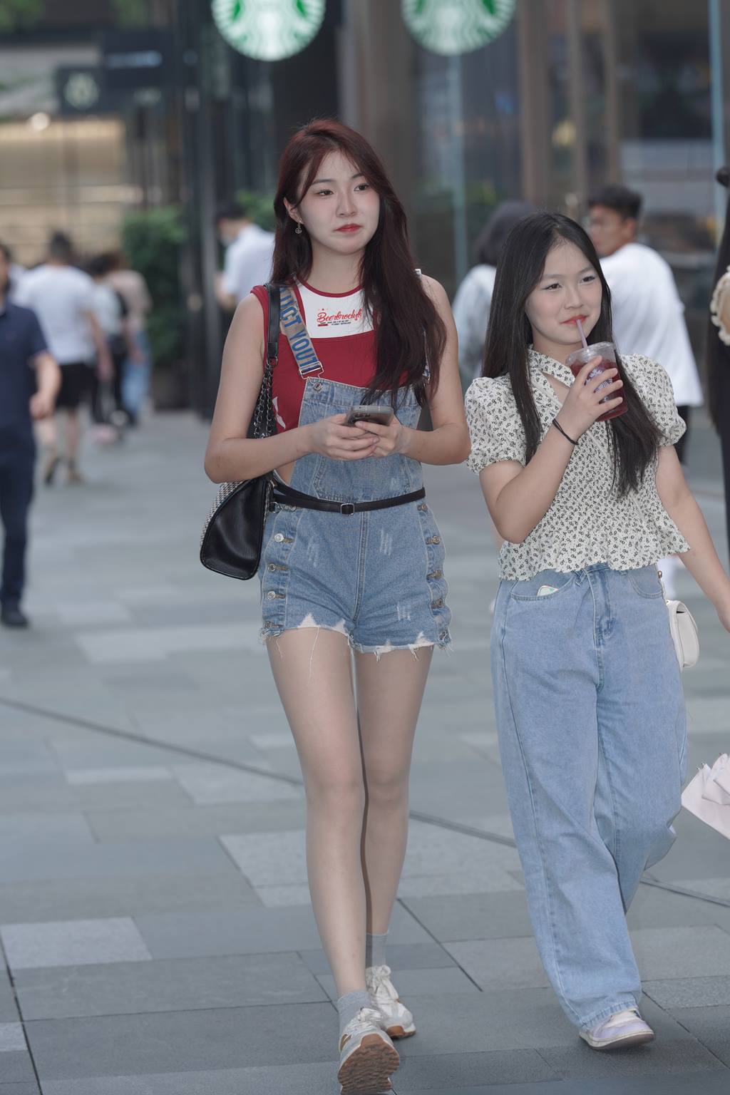 精选街拍作品 NO.5965 甜美清新牛仔短裤[181P/509MB]