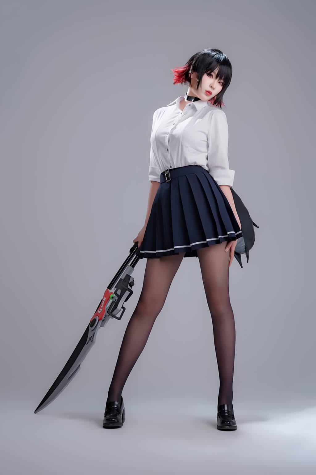 轩萧学姐  鲨鱼妹JK[100P/1V/548MB]