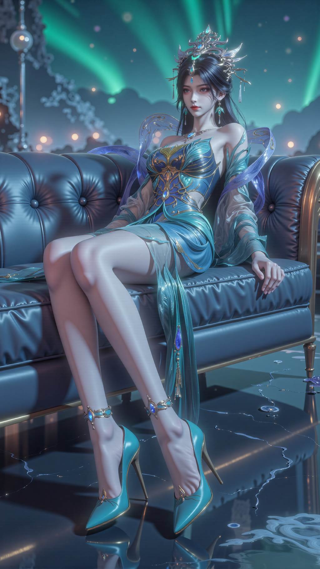 AI绘画 751 燕倾菲梅妃姜立 [16P/112MB]