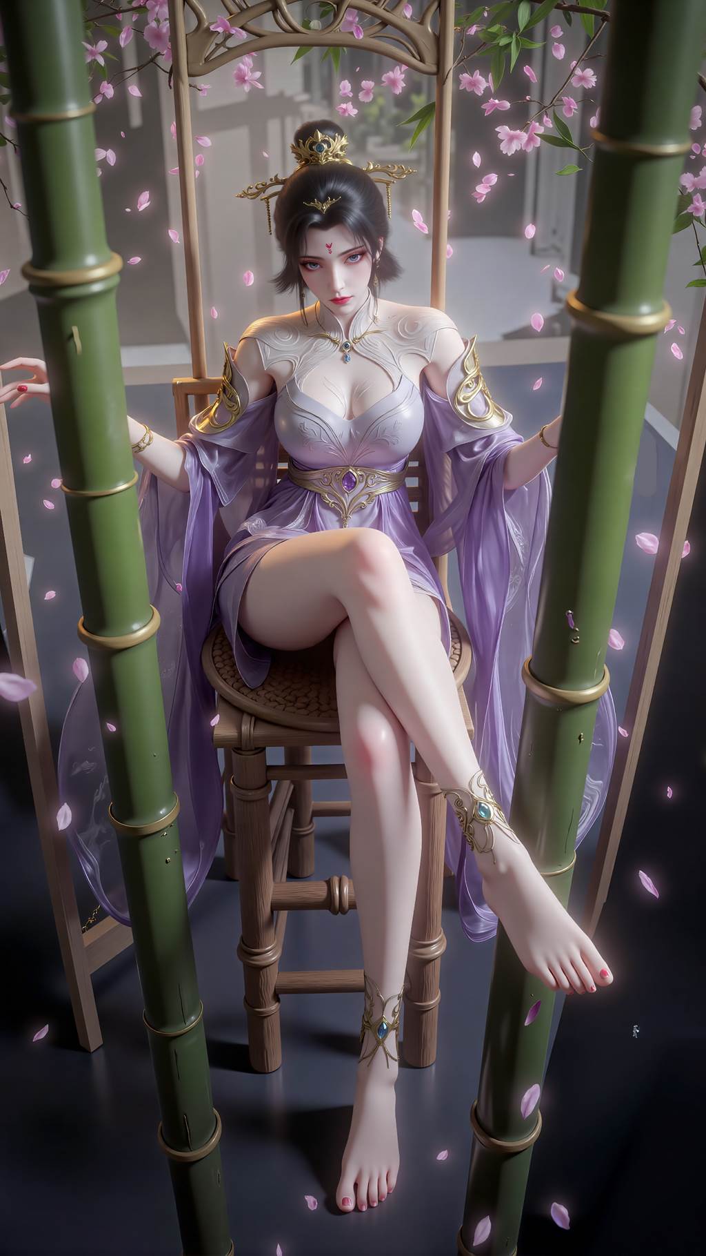 AI绘画 751 燕倾菲梅妃姜立 [16P/112MB]