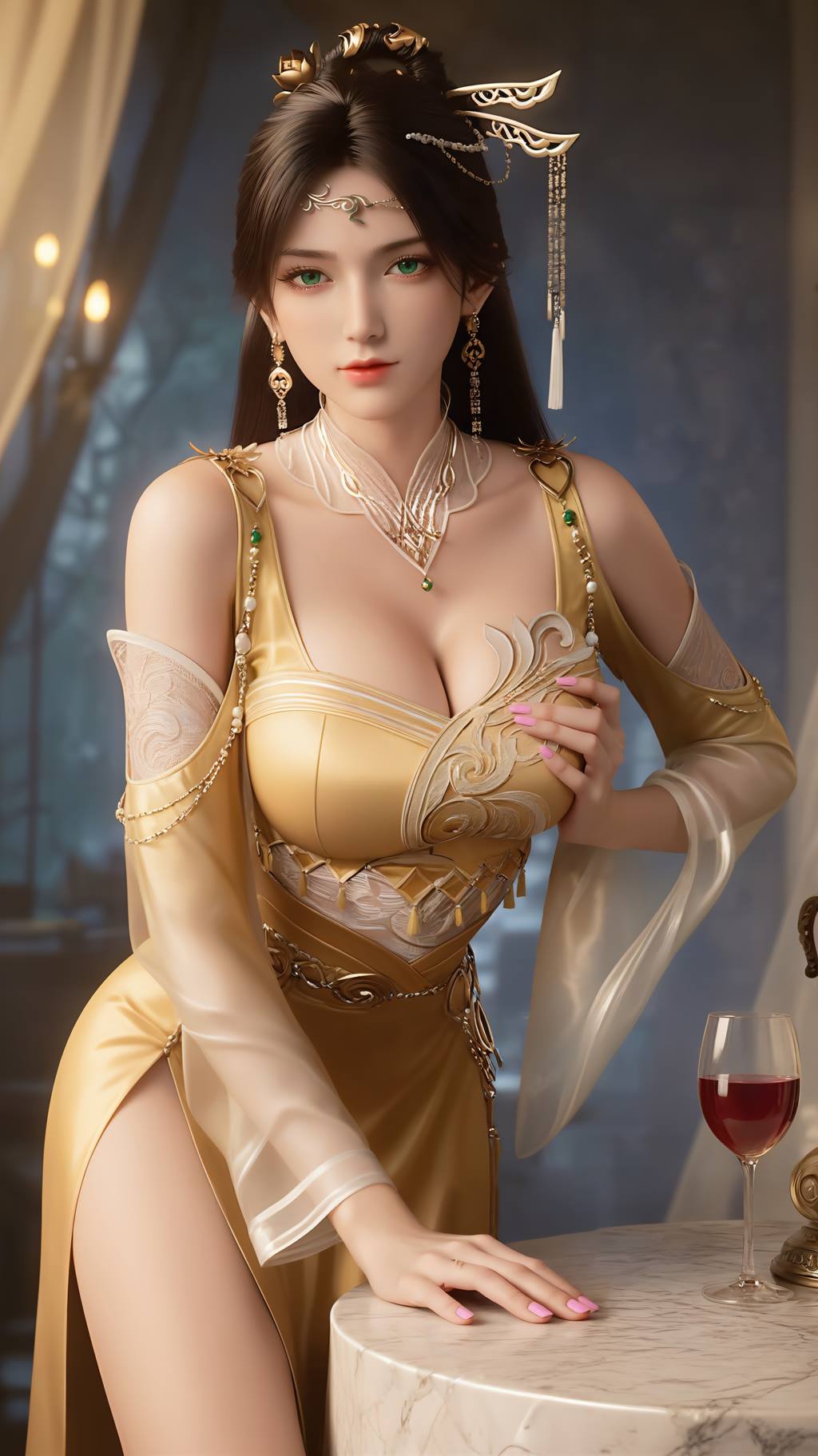 AI绘画 748 金甁儿[359P/1.11G]