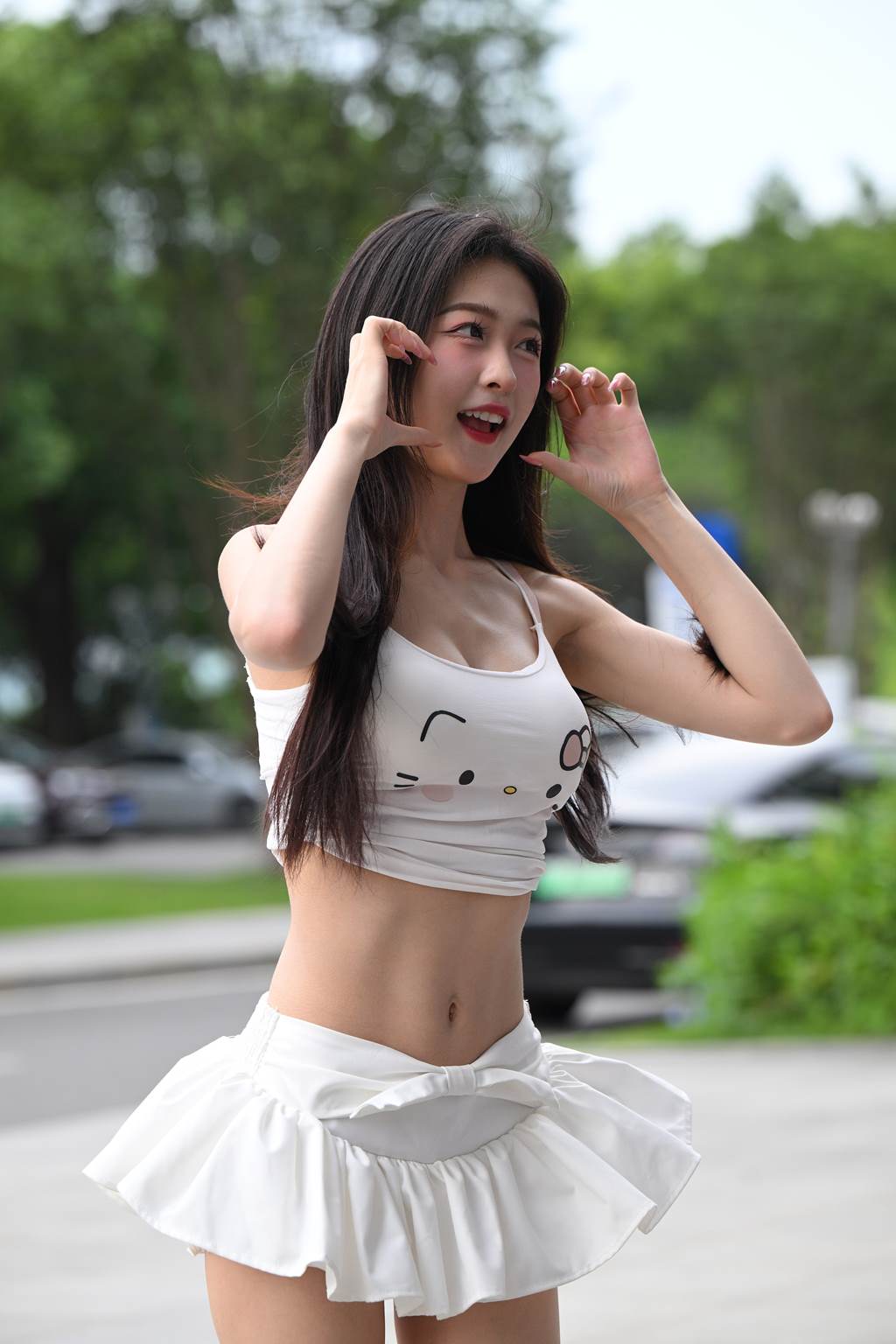 精选街拍作品 NO.6103 甜美可爱百褶裙[74P/190MB]