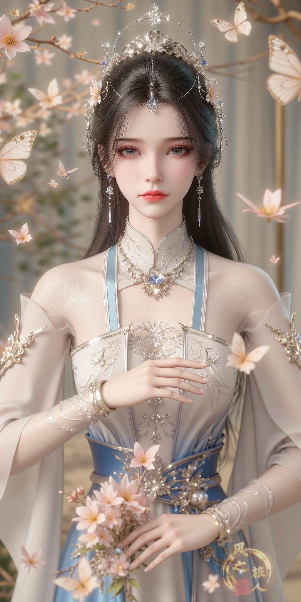 AI绘画 764 国漫女神[22P/110M]