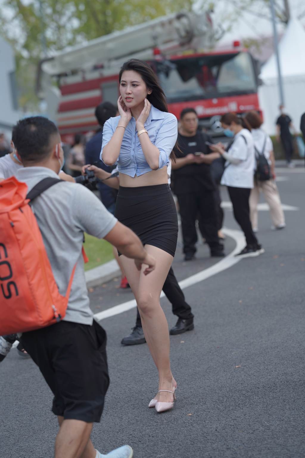 精选街拍作品 NO.6092 魅力衬衫短裙[388P/820MB]