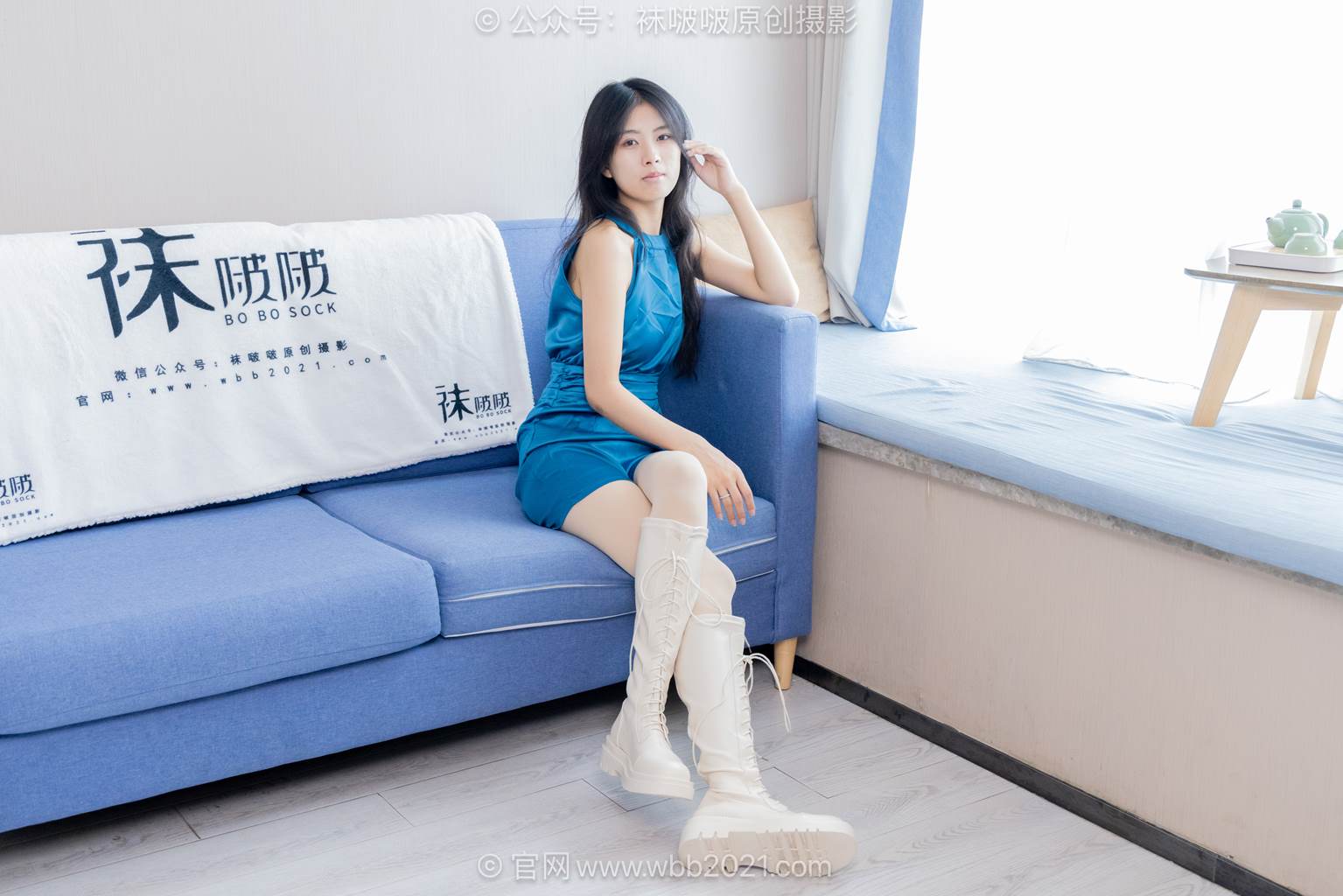 [BoBoSocks袜啵啵]NO.601 奶油-长靴、厚肉丝[144P/1V/6.60GB]